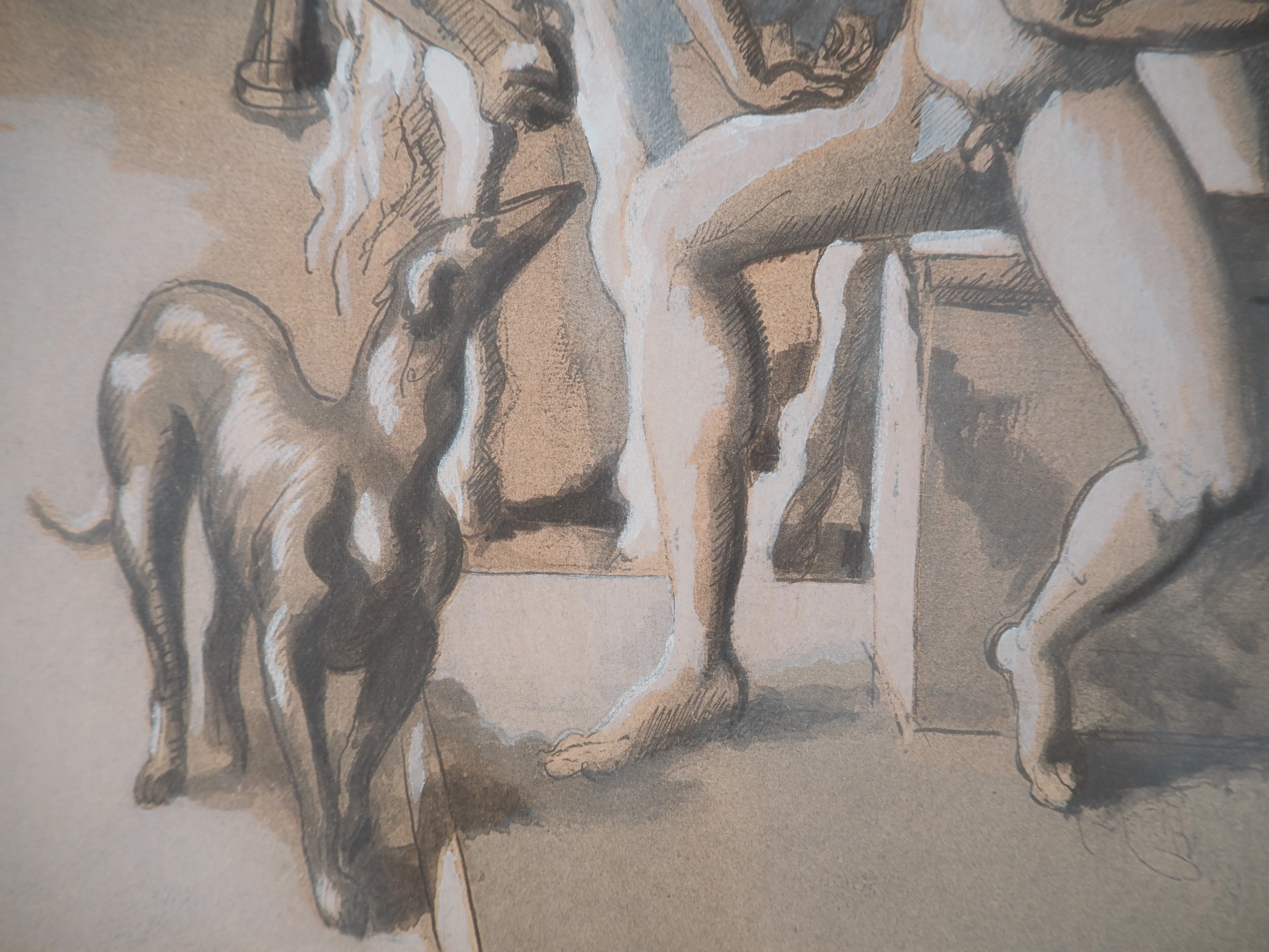 Roger de la FRESNAYE : Nouvelle mythologie, le temps des héros, Lithographie signée - Image 5