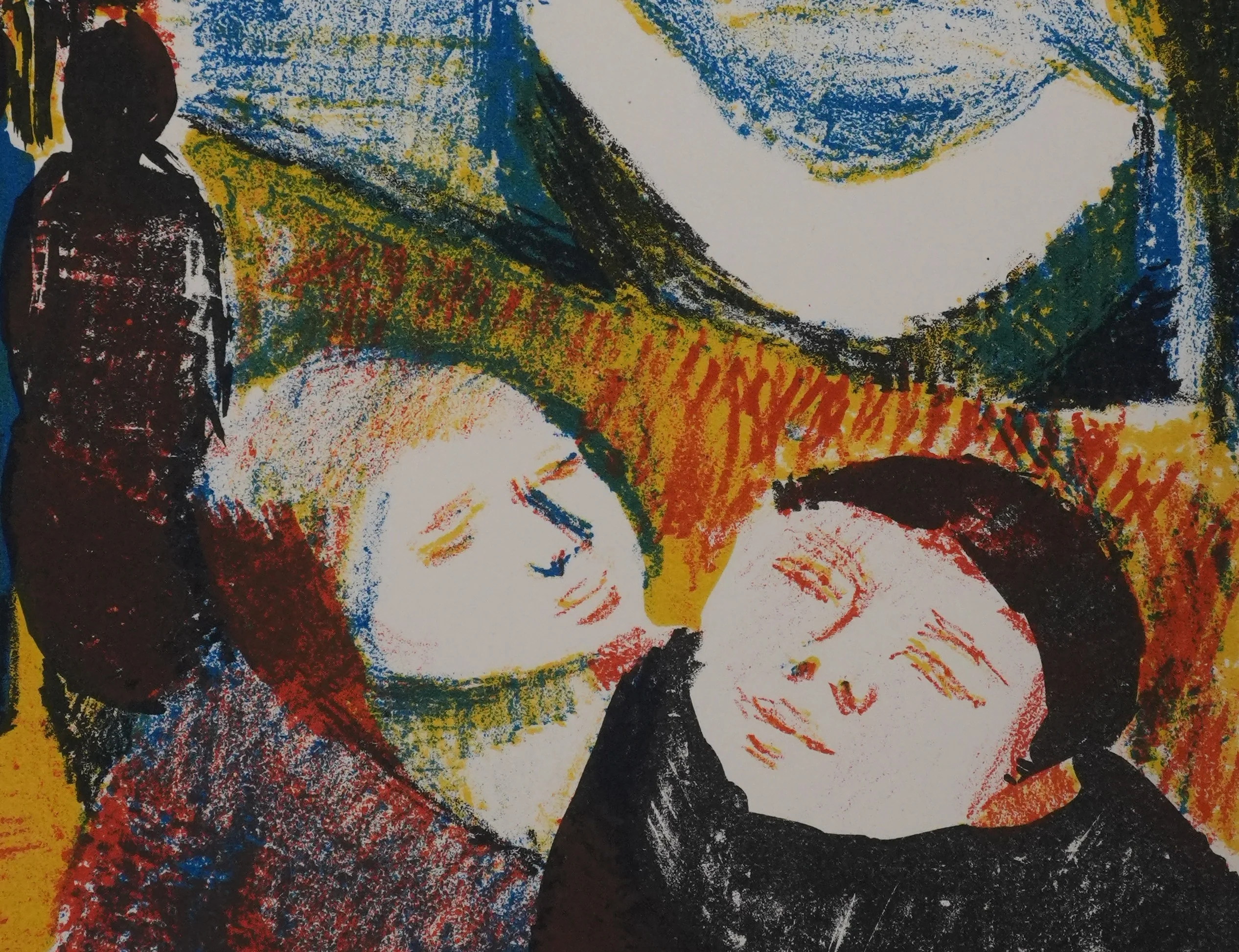 Roger MONTANE : Les enfants rêveurs, Lithographie originale signée - Image 4