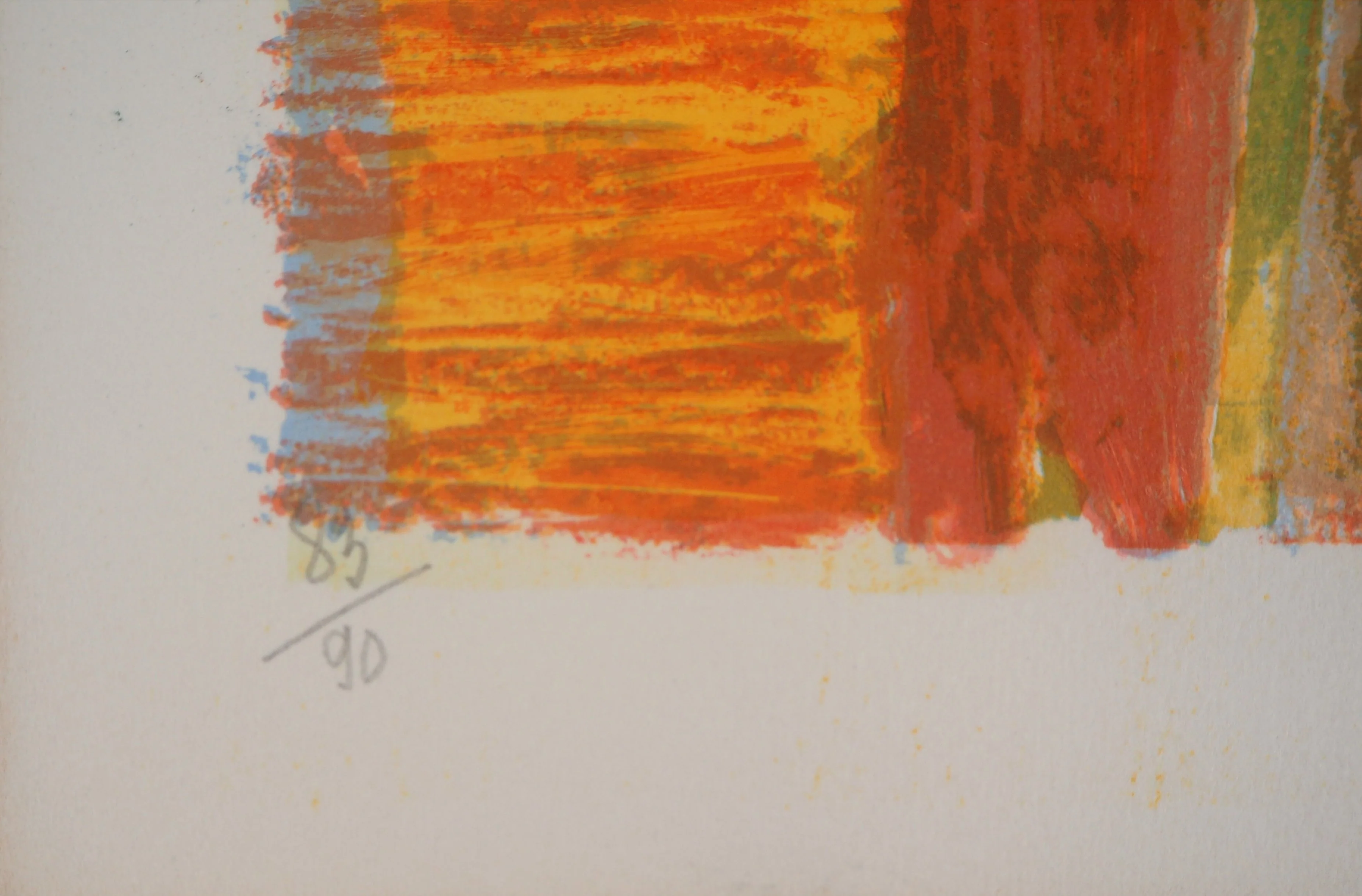 Roger MONTANE : Vue de la ville, Lithographie originale signée - Image 6