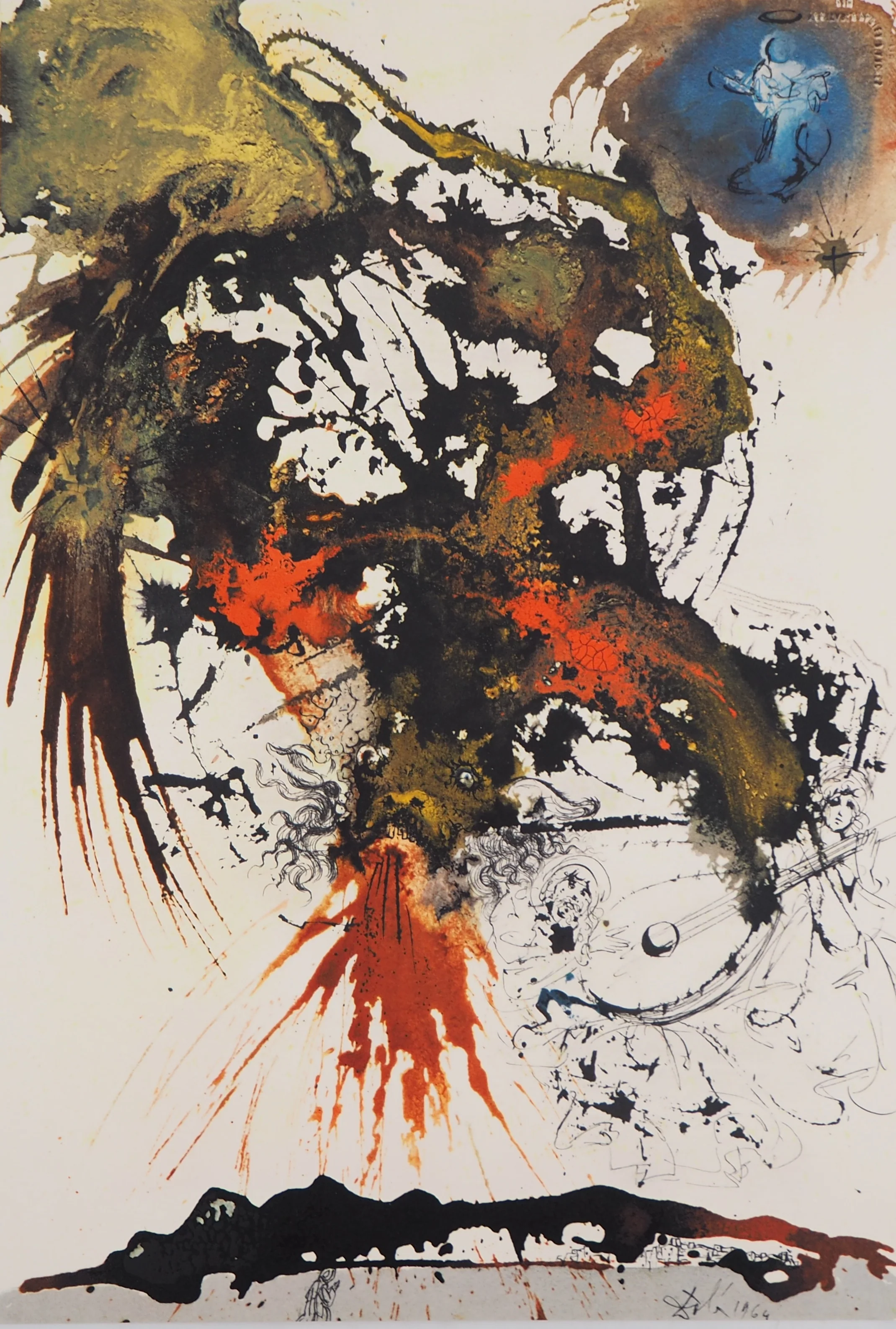 Salvador DALI : Apocalypse, Lithographie signée