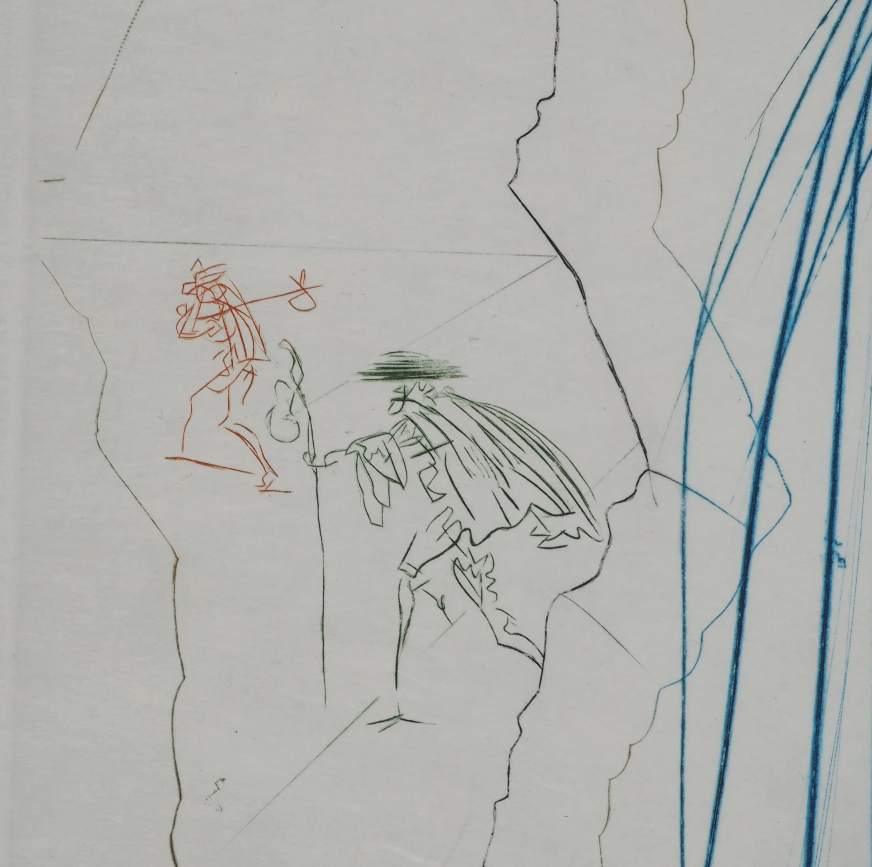 Salvador DALI : Iseult aux blanches mains, Gravure originale signée - Image 5