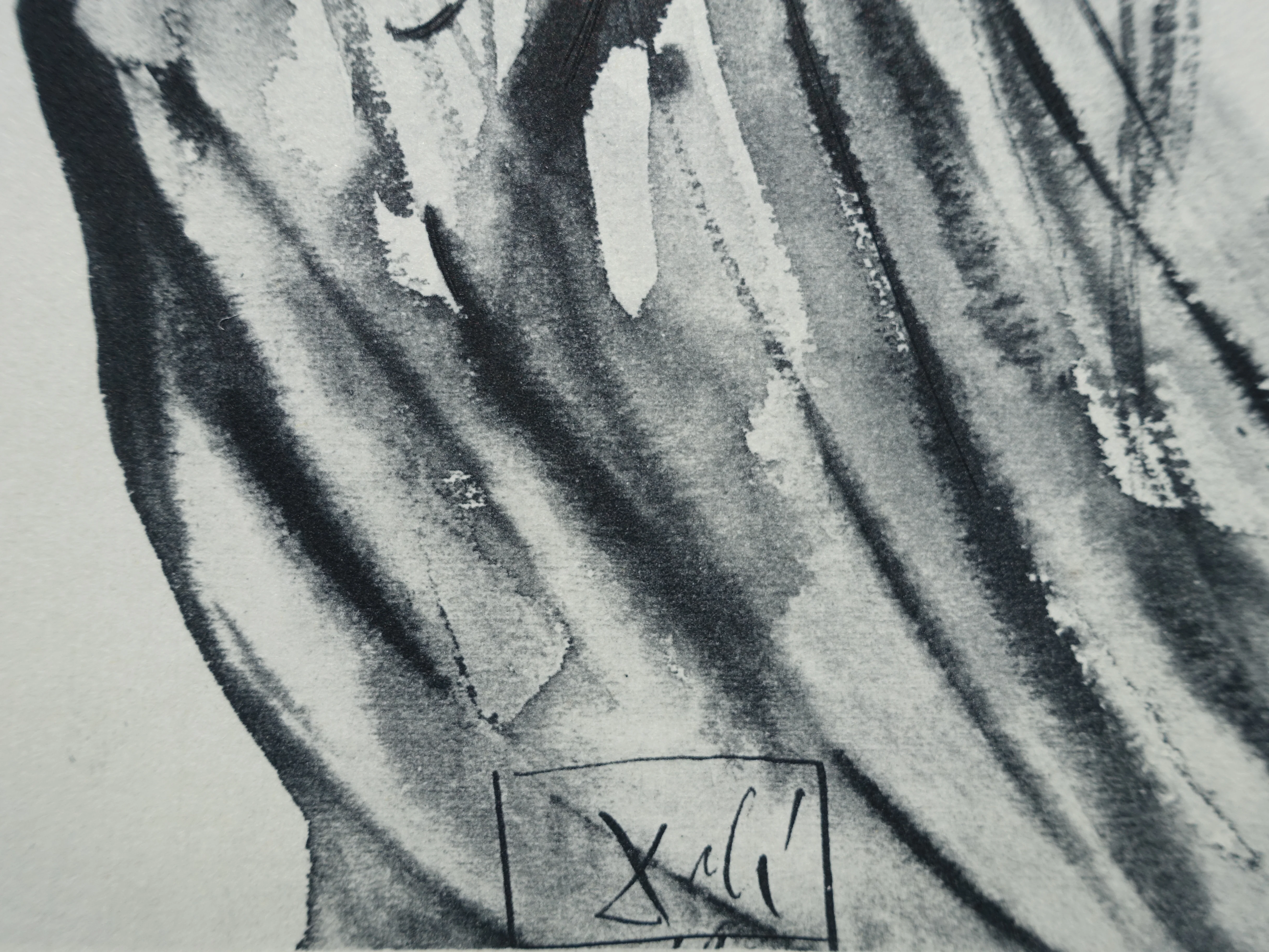 Salvador DALI : L'ange du soleil, Gravure signée - Image 7