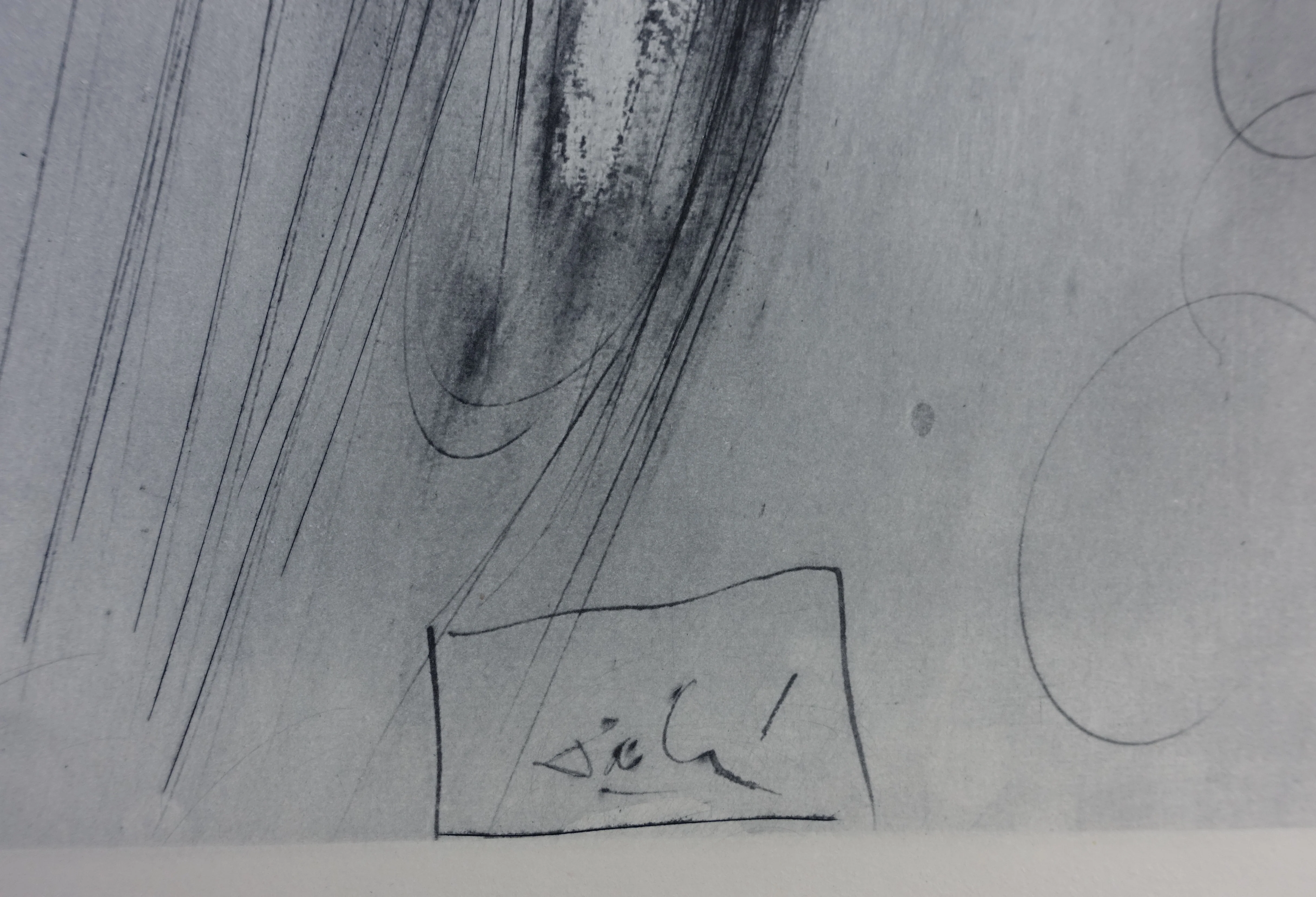 Salvador DALI : La création des anges, Gravure signée - Image 3