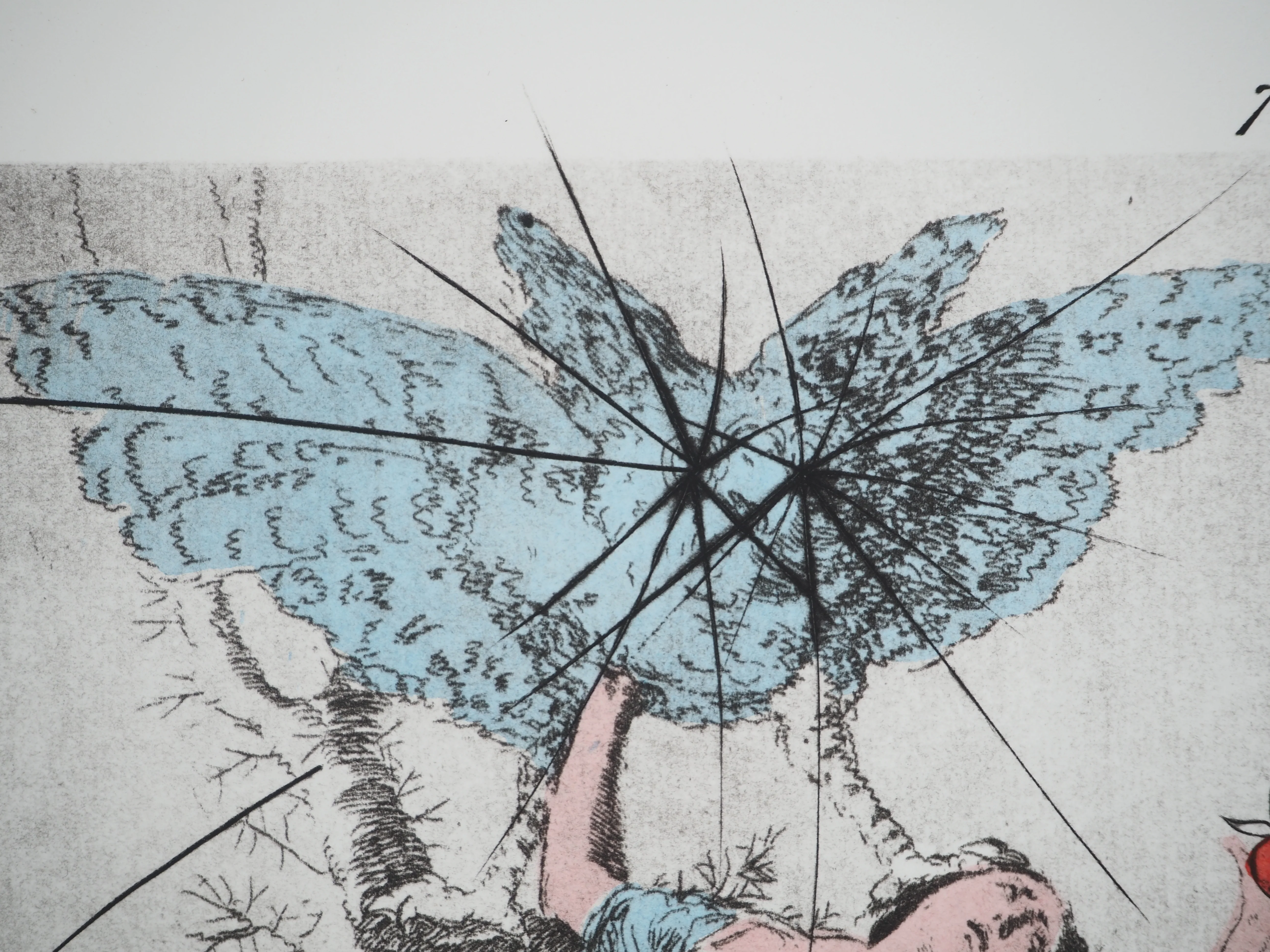 Salvador DALI : La fusion, Gravure originale signée - Image 8