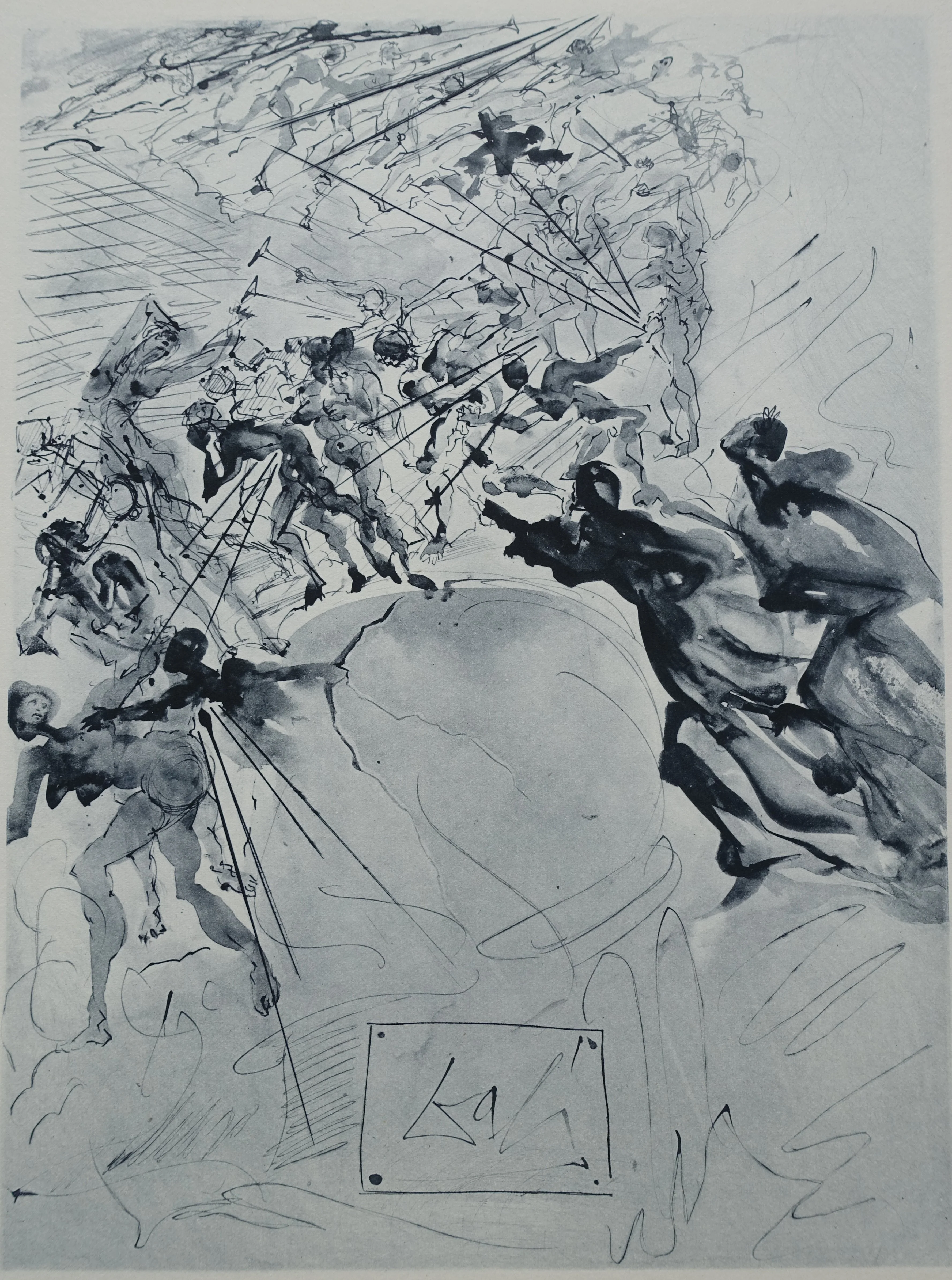 Salvador DALI : La luxure, Gravure signée - Image 2