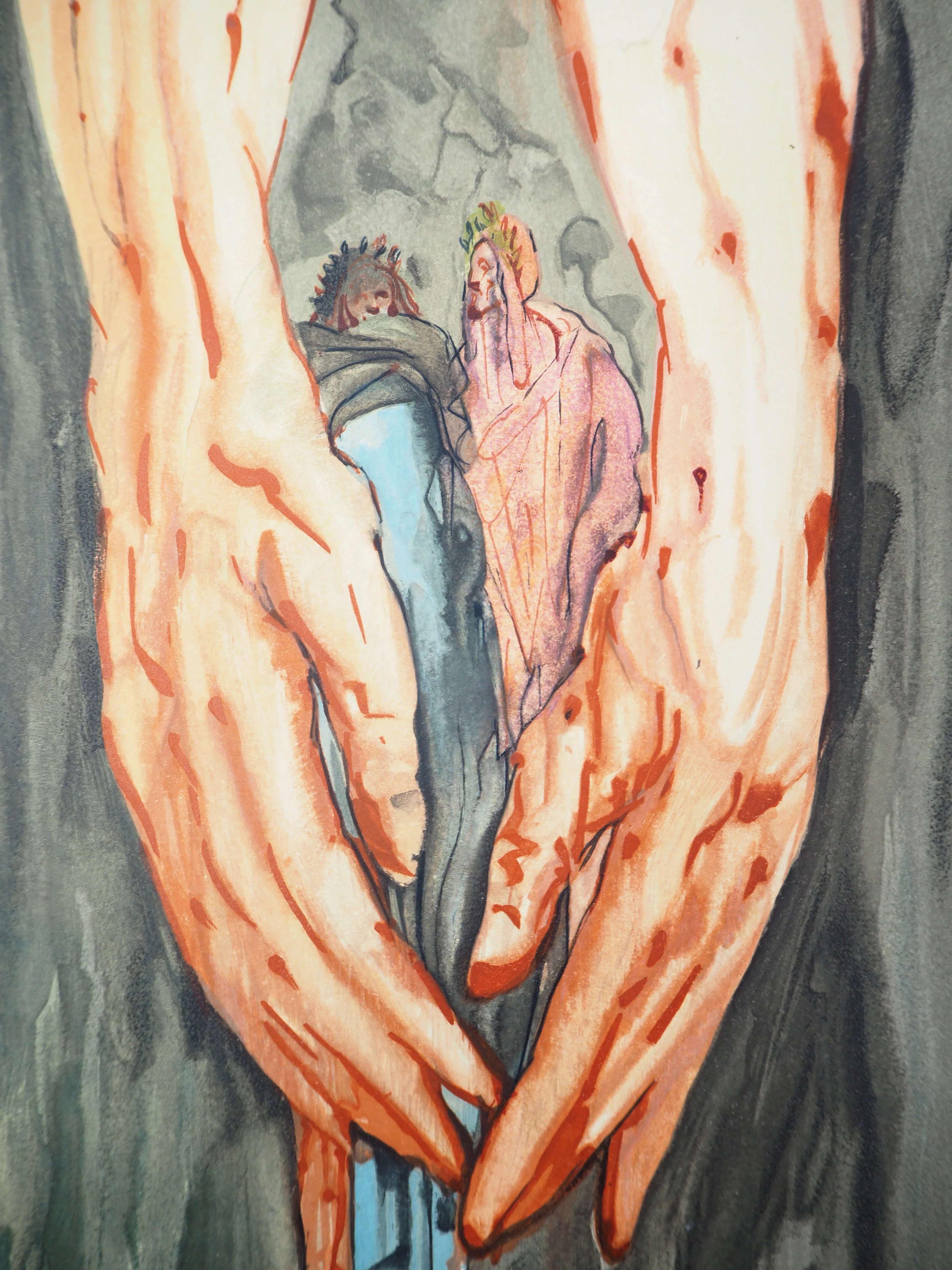 Salvador DALI : La montée de Géryon, Bois gravé original signé - Image 5