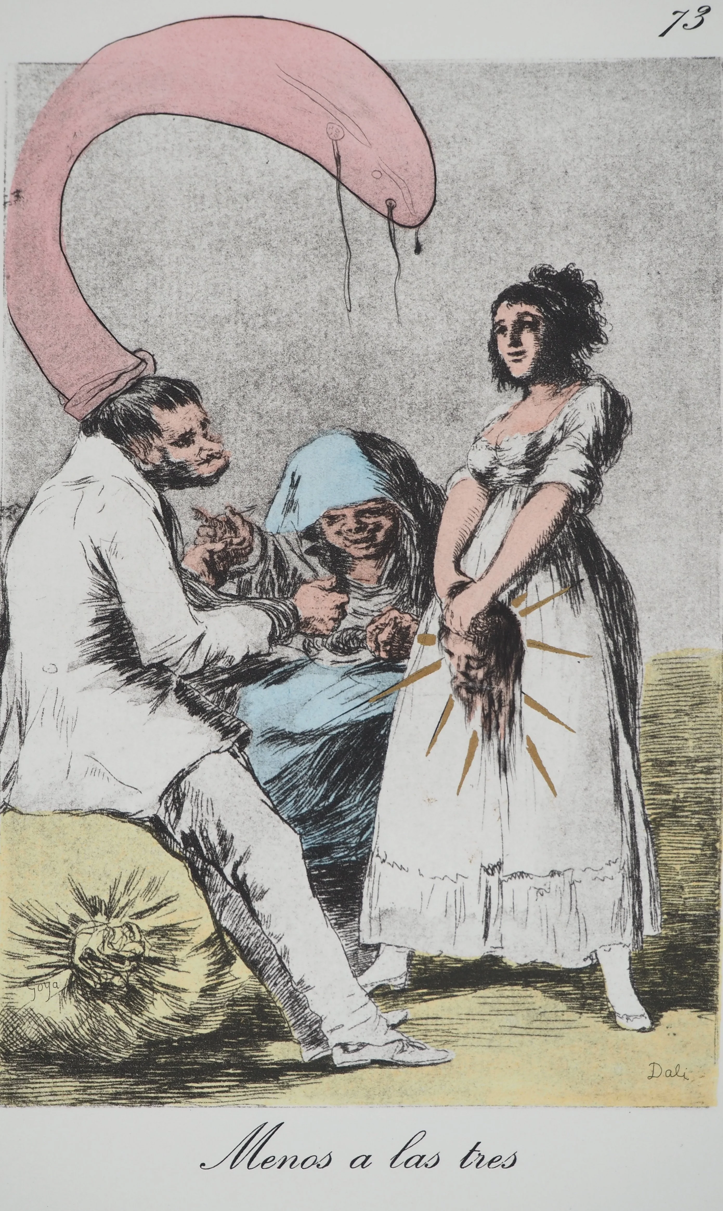 Salvador DALI : La vengeresse, Gravure originale signée - Image 5