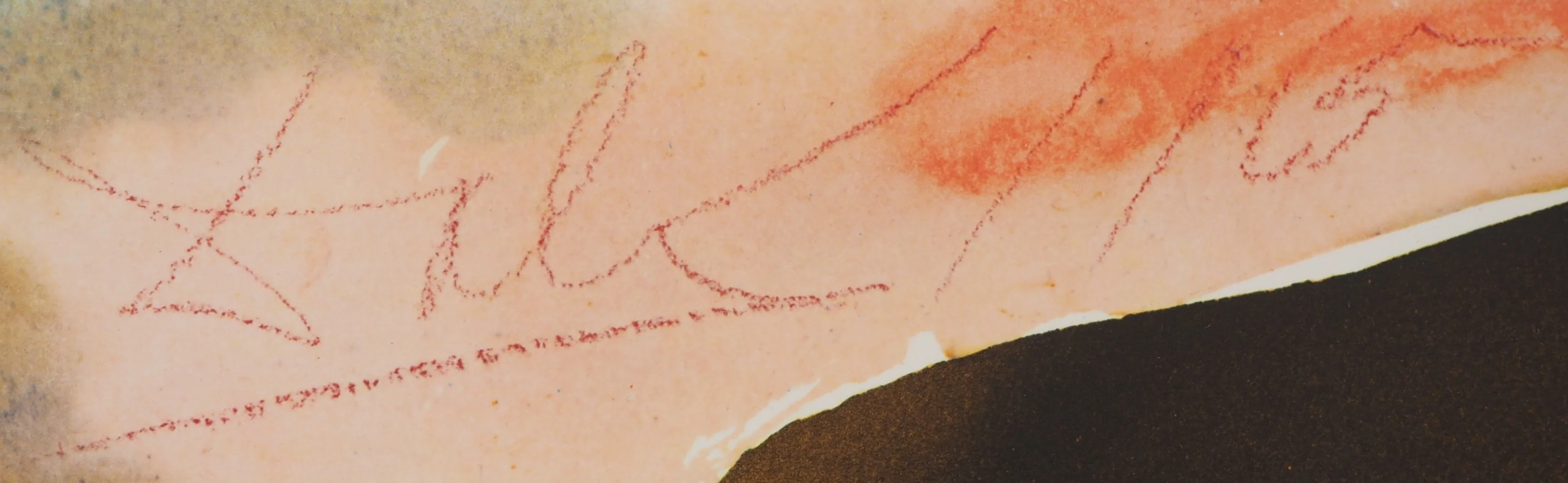 Salvador DALI : L’Ange Noir, Lithographie signée - Image 3