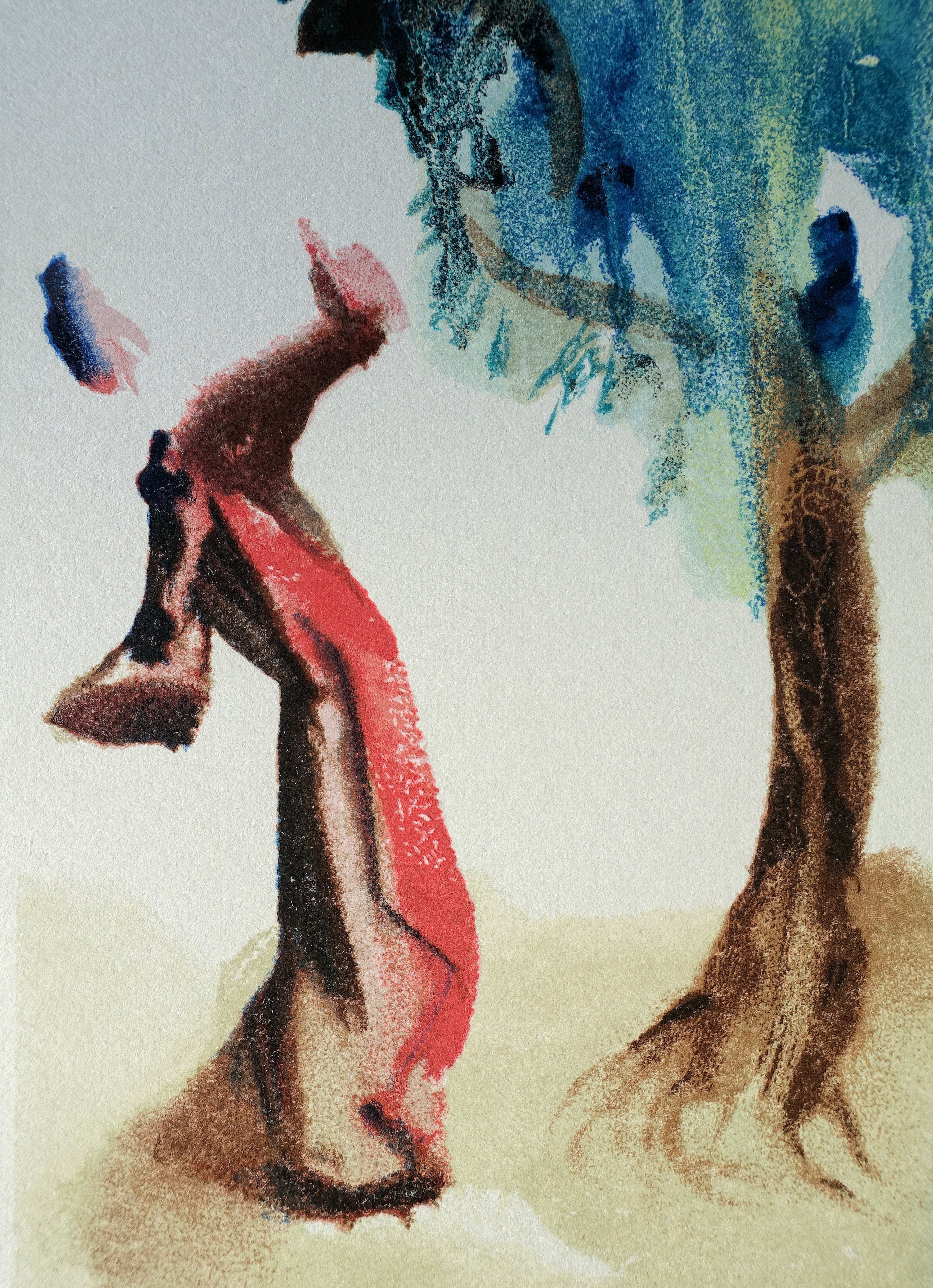 Salvador DALI : L'arbre du châtiment, Bois gravé original - Image 3