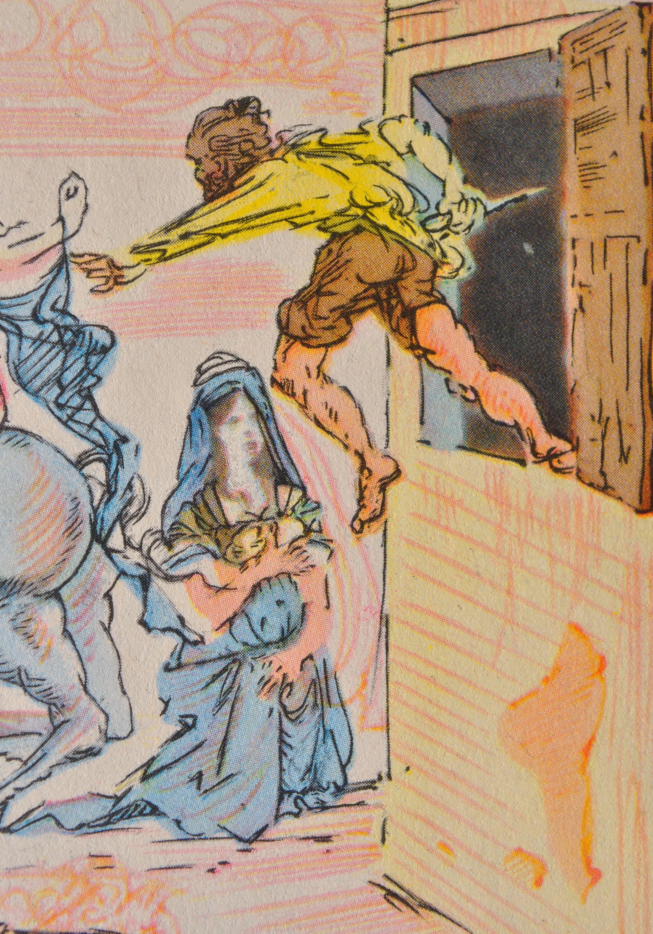 Salvador DALI : L'attaque des barbares, Estampe signée, 1948 - Image 6