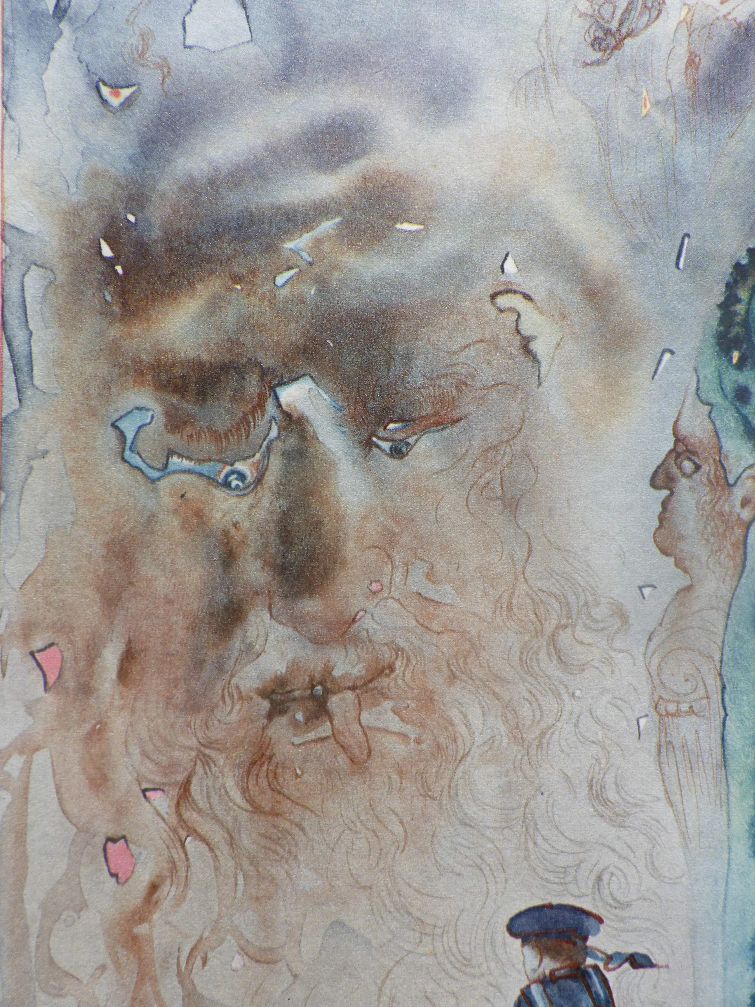 Salvador DALI : Le balcon imaginaire, Estampe signée - Image 5