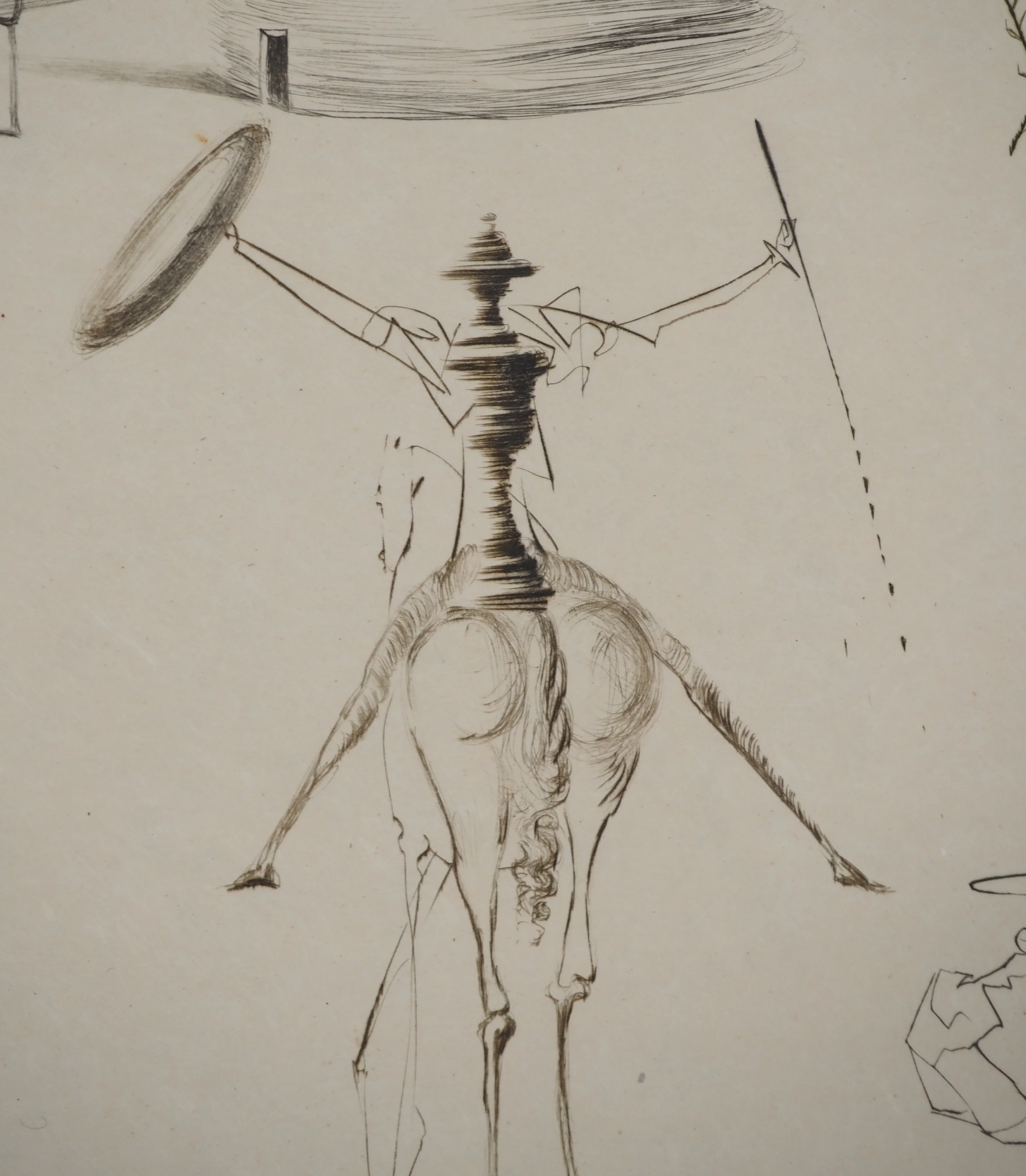 Salvador DALI : Le camp du roi Marc, Gravure originale signée - Image 4