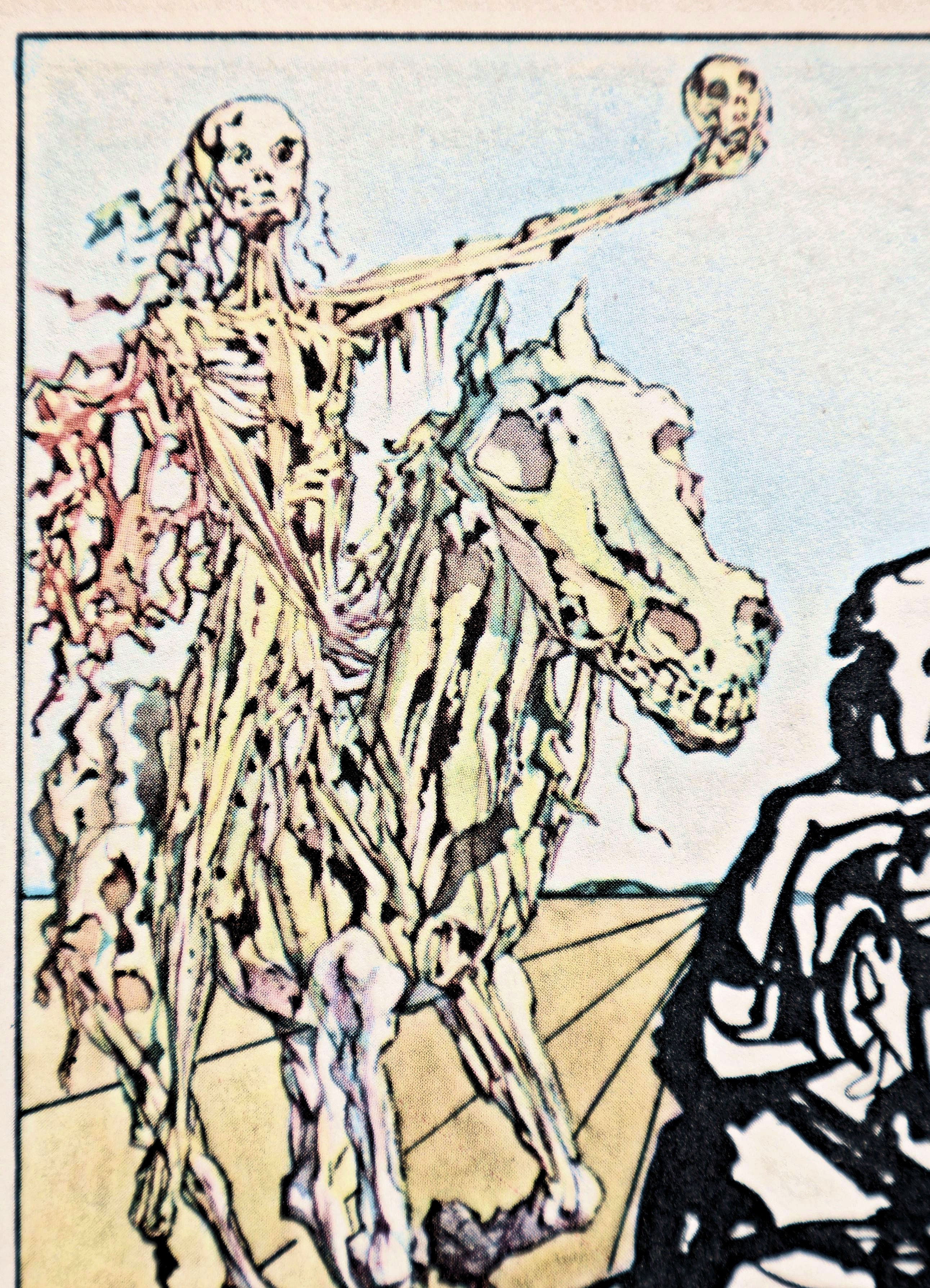 Salvador DALI : Le cavalier de la mort, Estampe signée, 1948 - Image 5