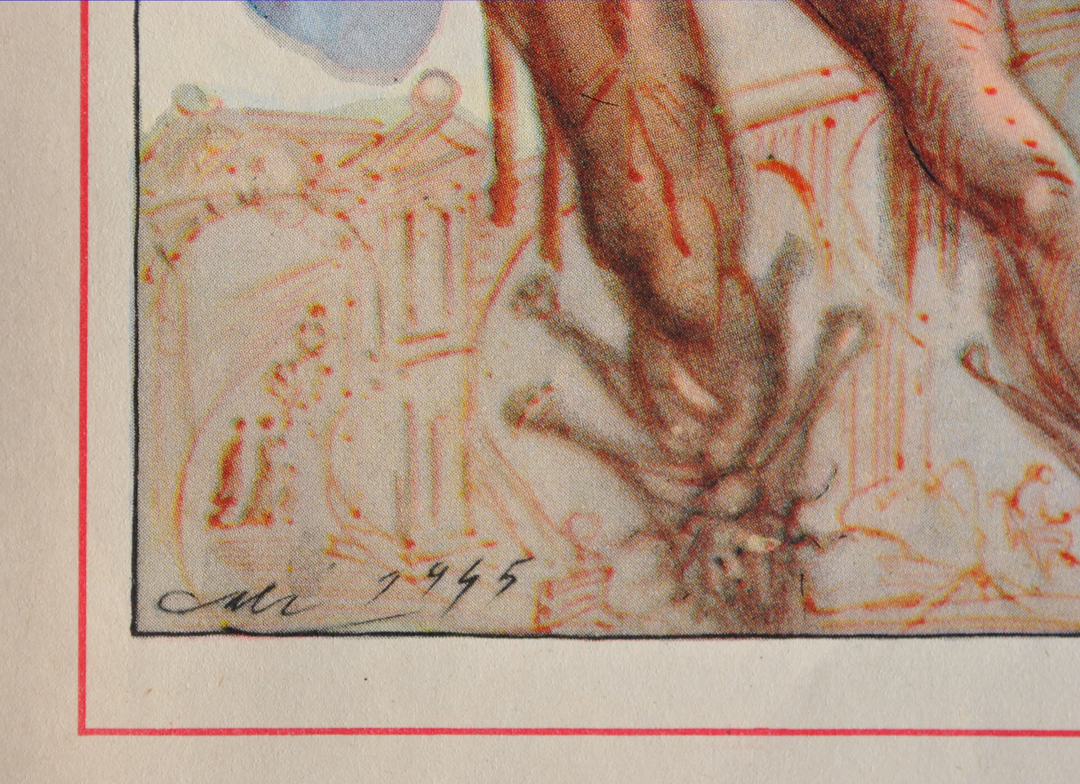 Salvador DALI : Le conquistador, Estampe signée, 1948 - Image 3