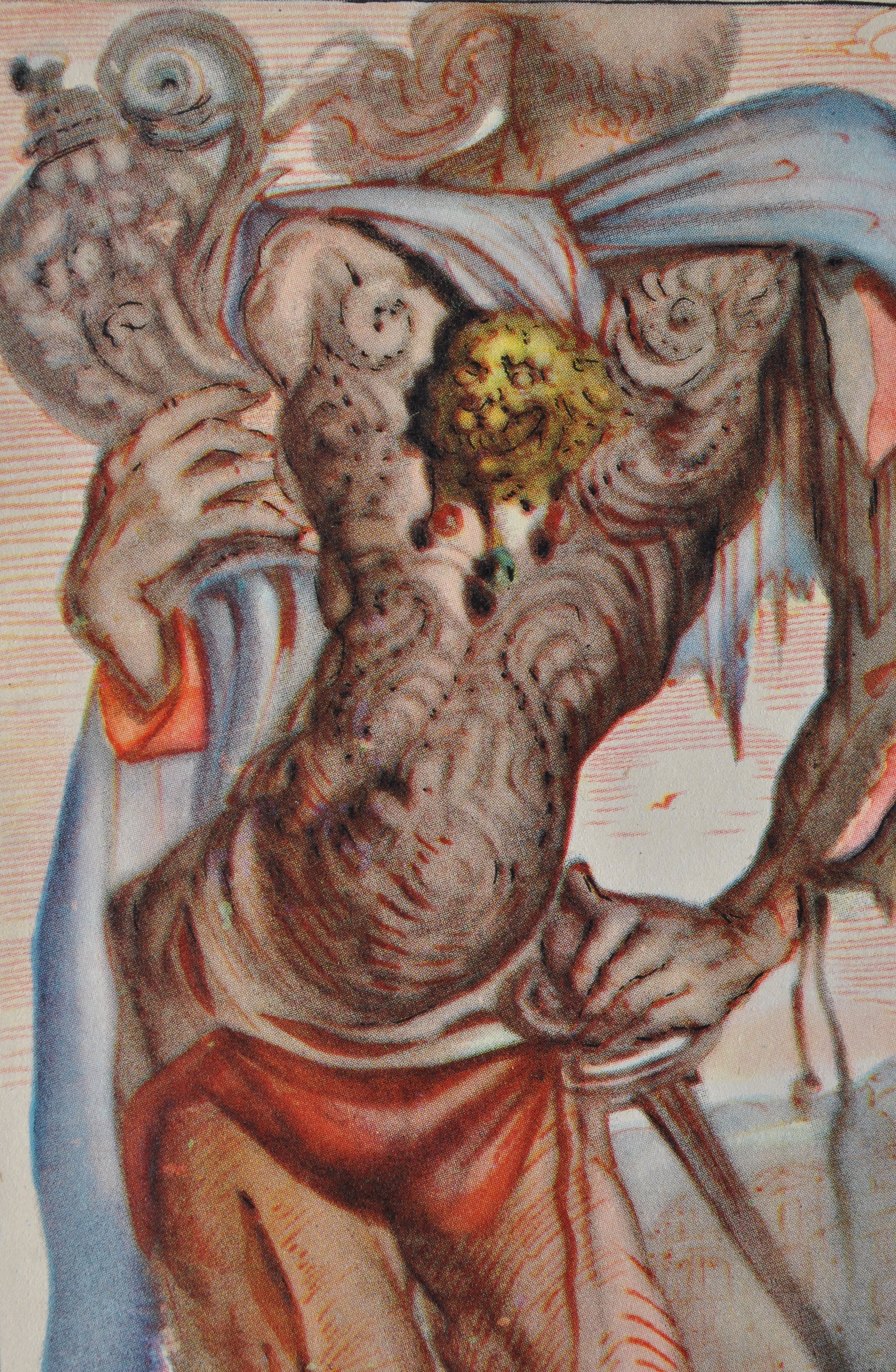 Salvador DALI : Le conquistador, Estampe signée, 1948 - Image 4