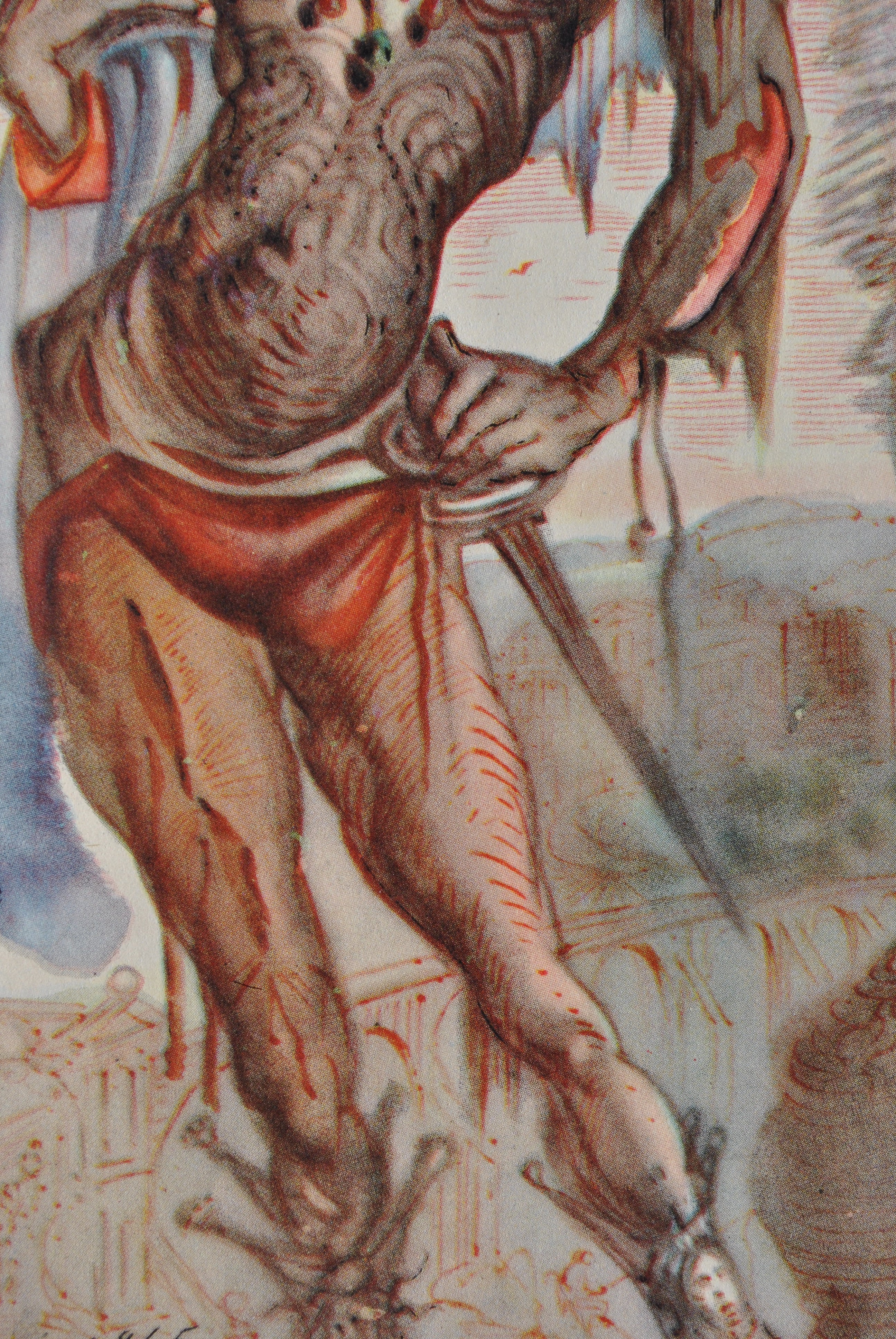 Salvador DALI : Le conquistador, Estampe signée, 1948 - Image 5