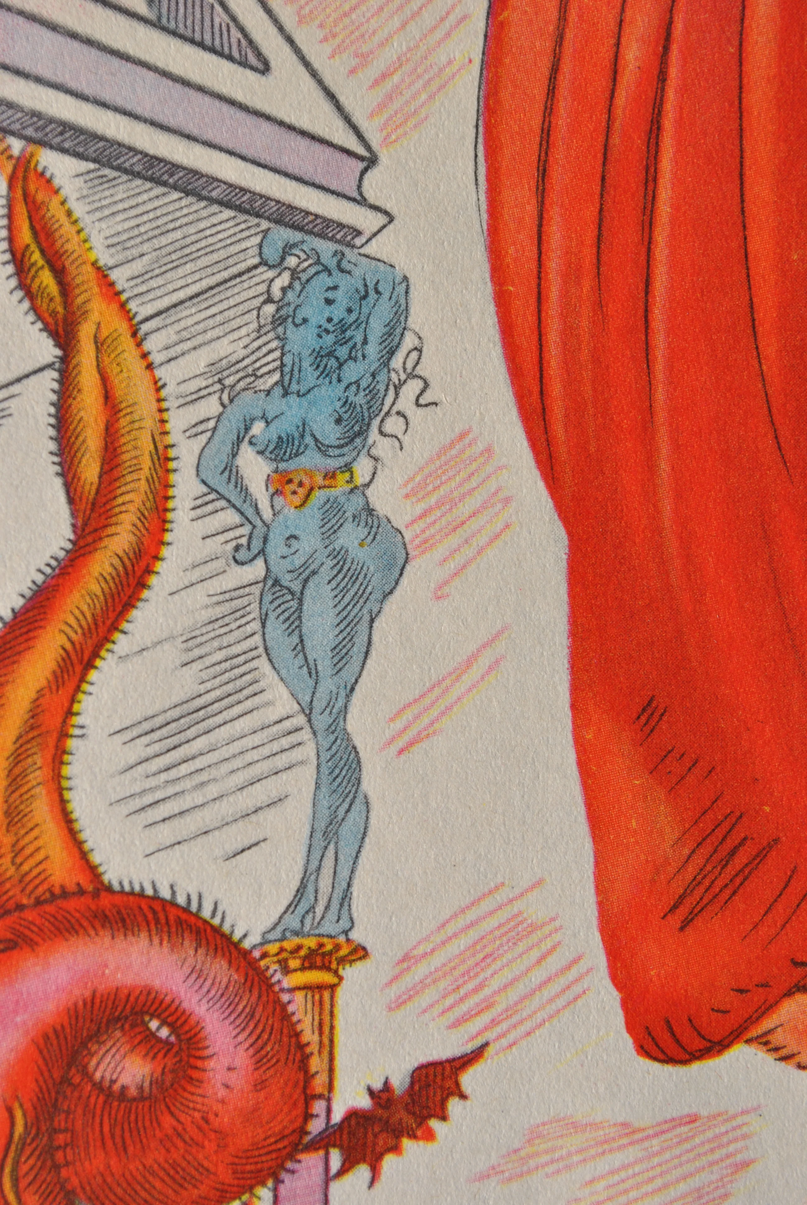 Salvador DALI : Le dragon des ténèbres, Estampe signée, 1948 - Image 6