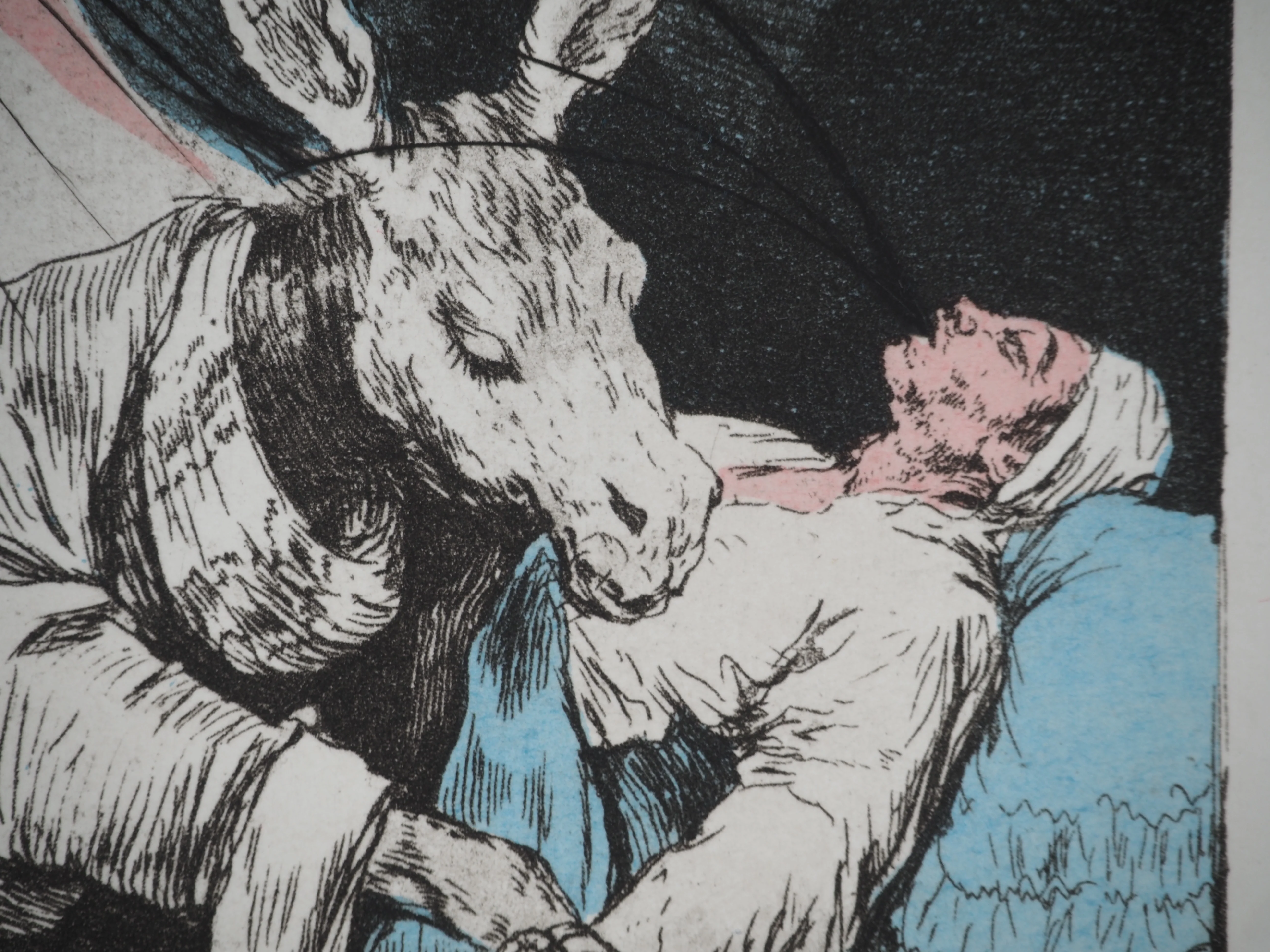 Salvador DALI : Le malade, Gravure originale signée - Image 6