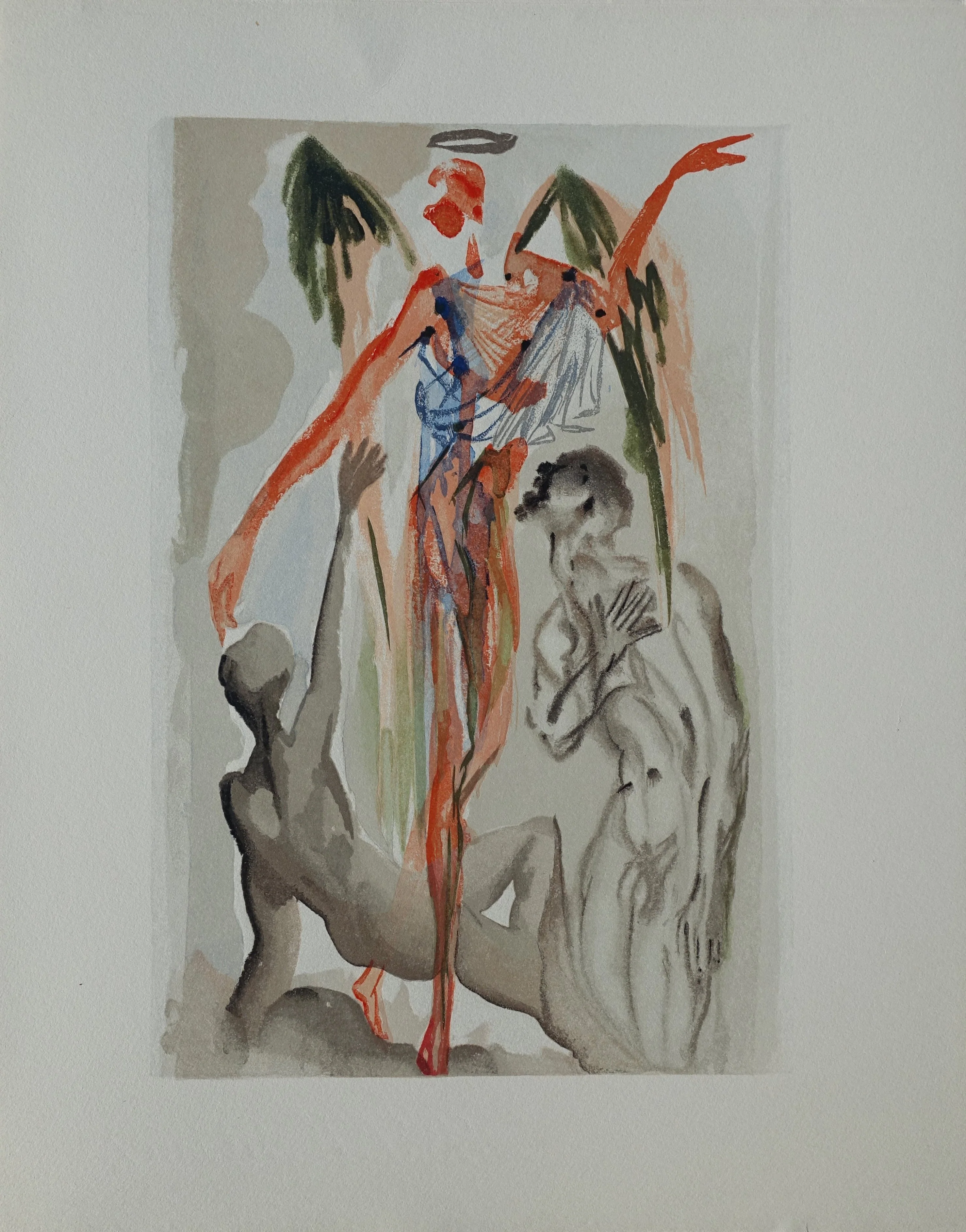 Salvador DALI : Le paradis terrestre, Bois gravé original
