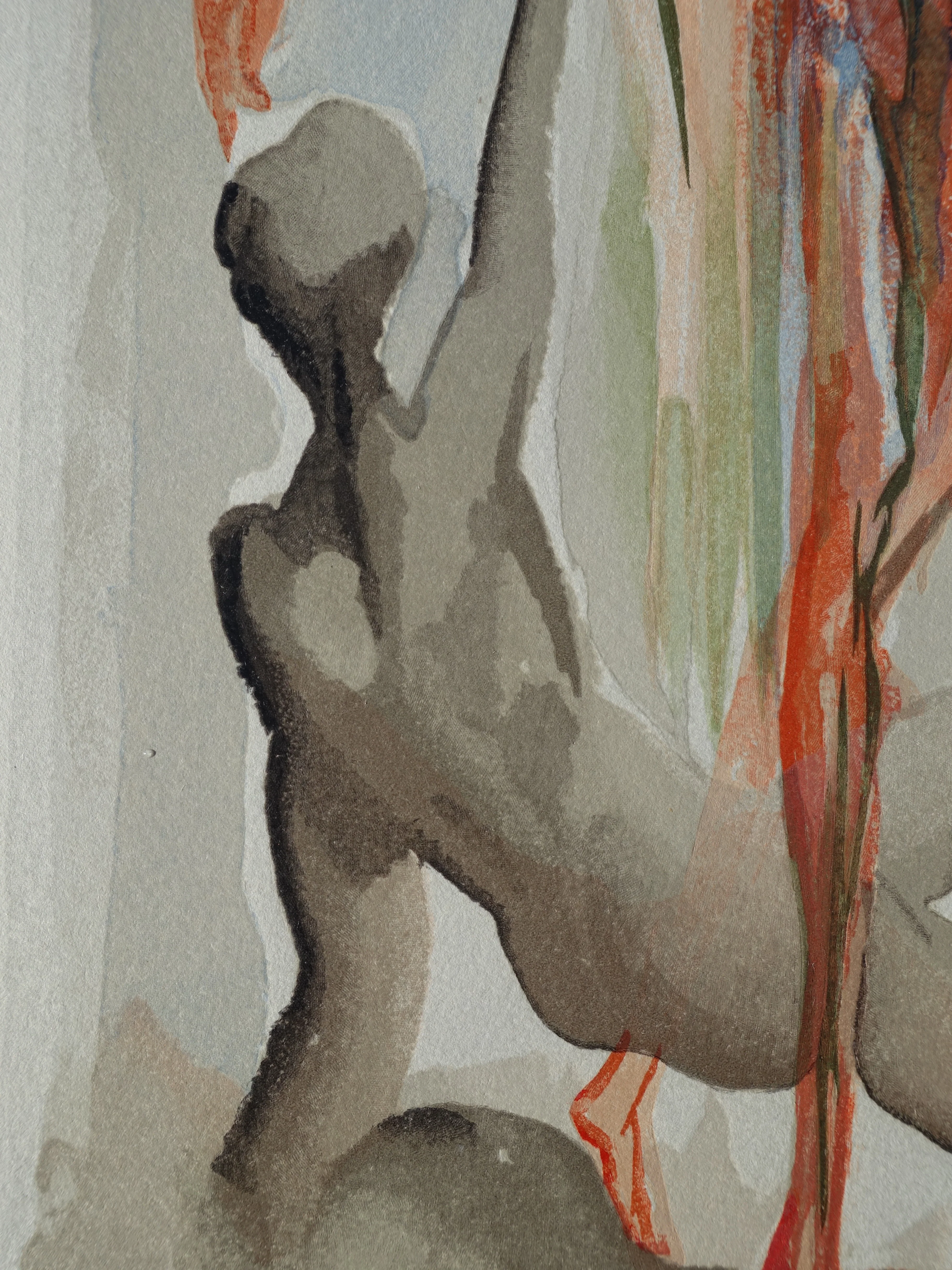Salvador DALI : Le paradis terrestre, Bois gravé original - Image 5