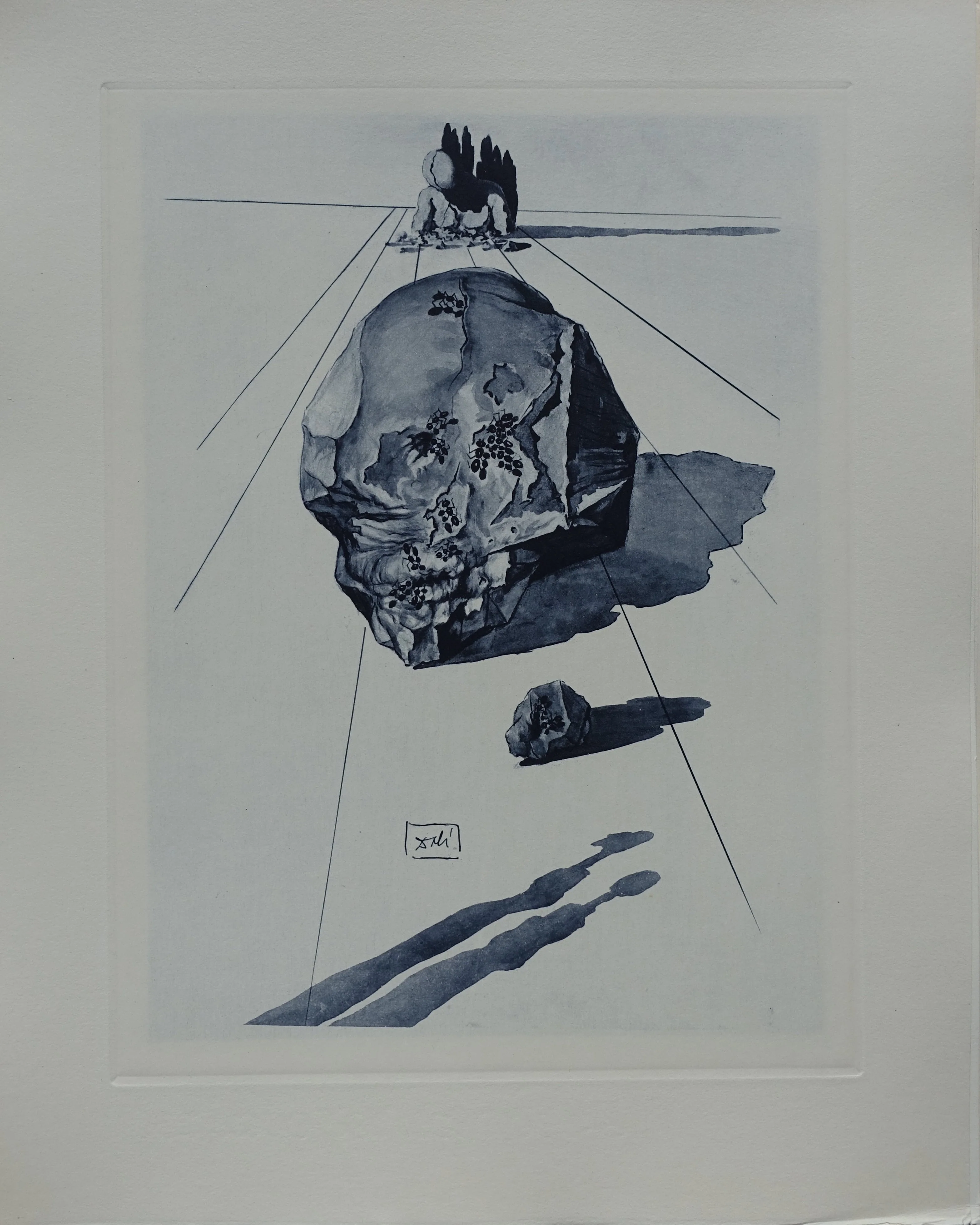 Salvador DALI : Le supplice des hypocrites, Gravure signée