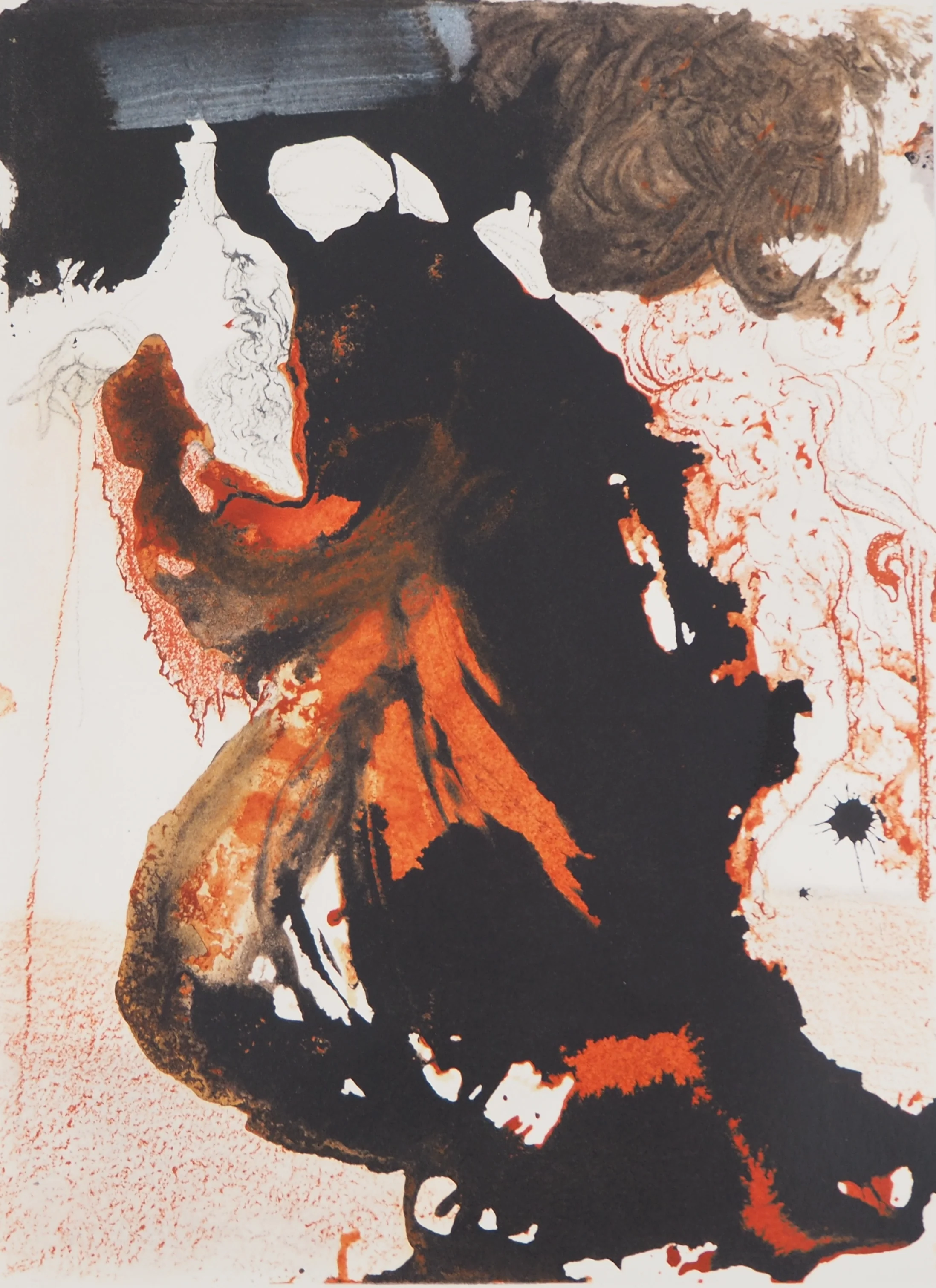 Salvador Dali : Les Bâtisseurs, Lithographie - Image 2