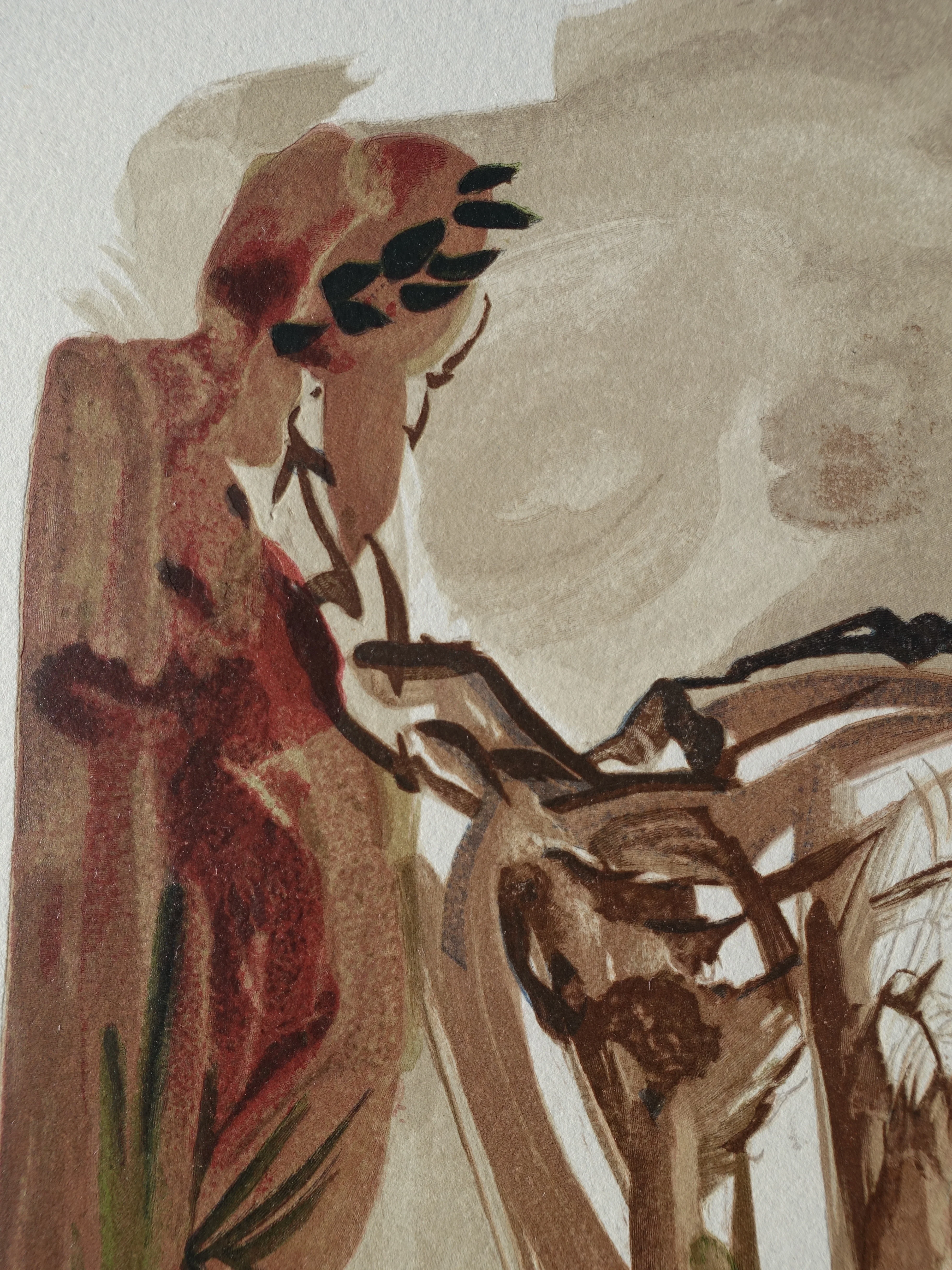 Salvador DALI : Les orgueilleux, Bois gravé original - Image 3