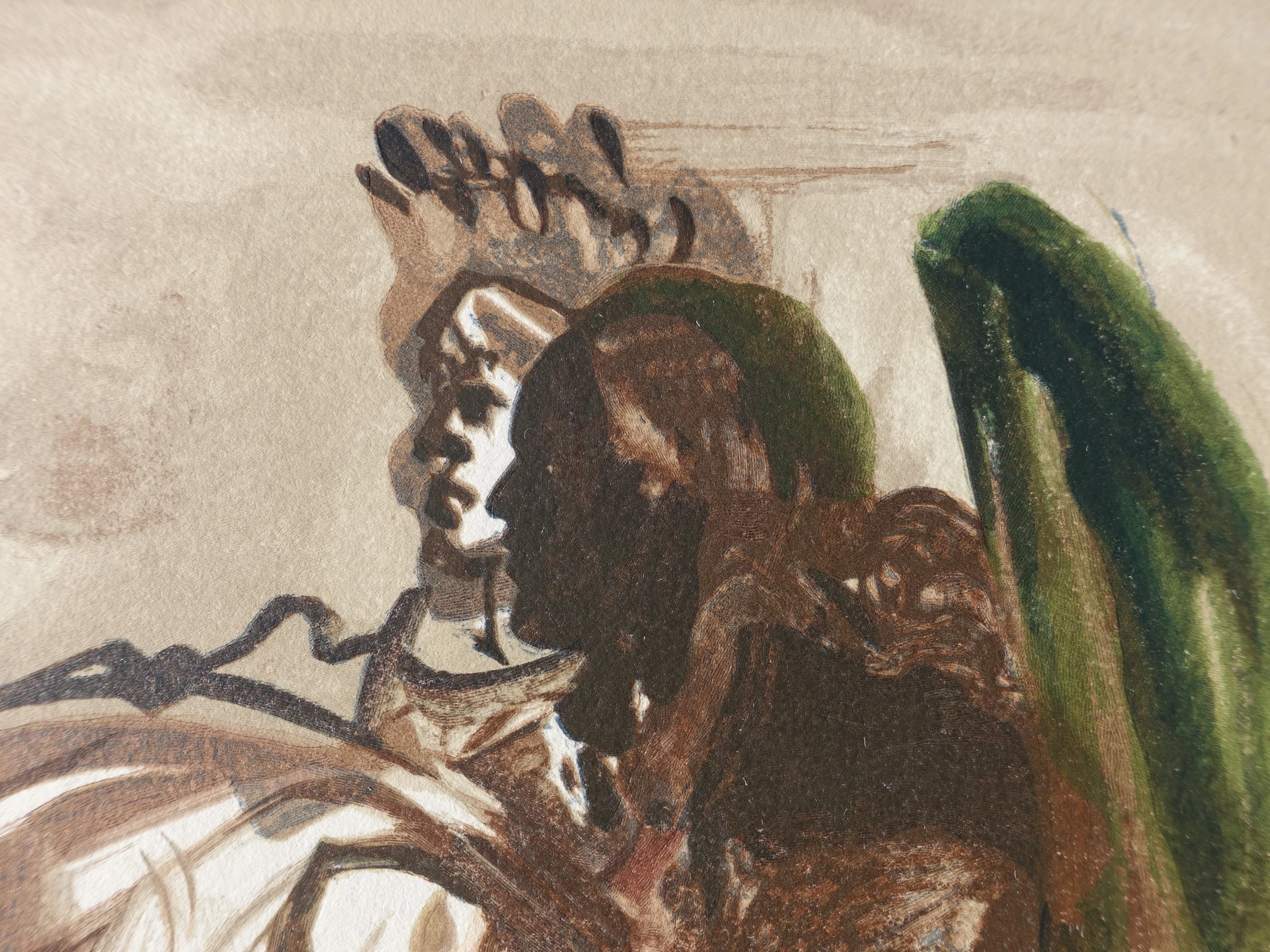 Salvador DALI : Les orgueilleux, Bois gravé original - Image 4