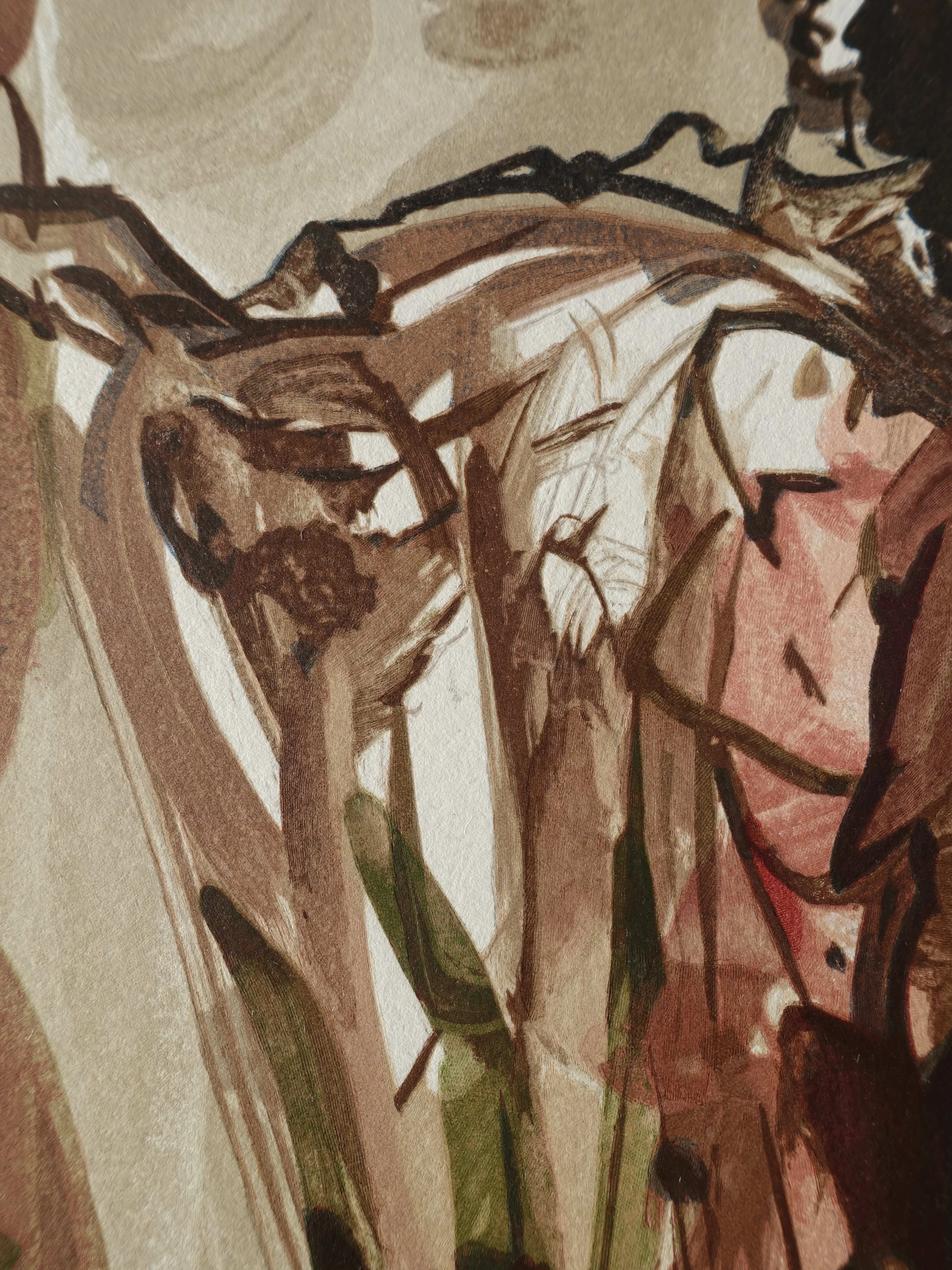 Salvador DALI : Les orgueilleux, Bois gravé original - Image 6