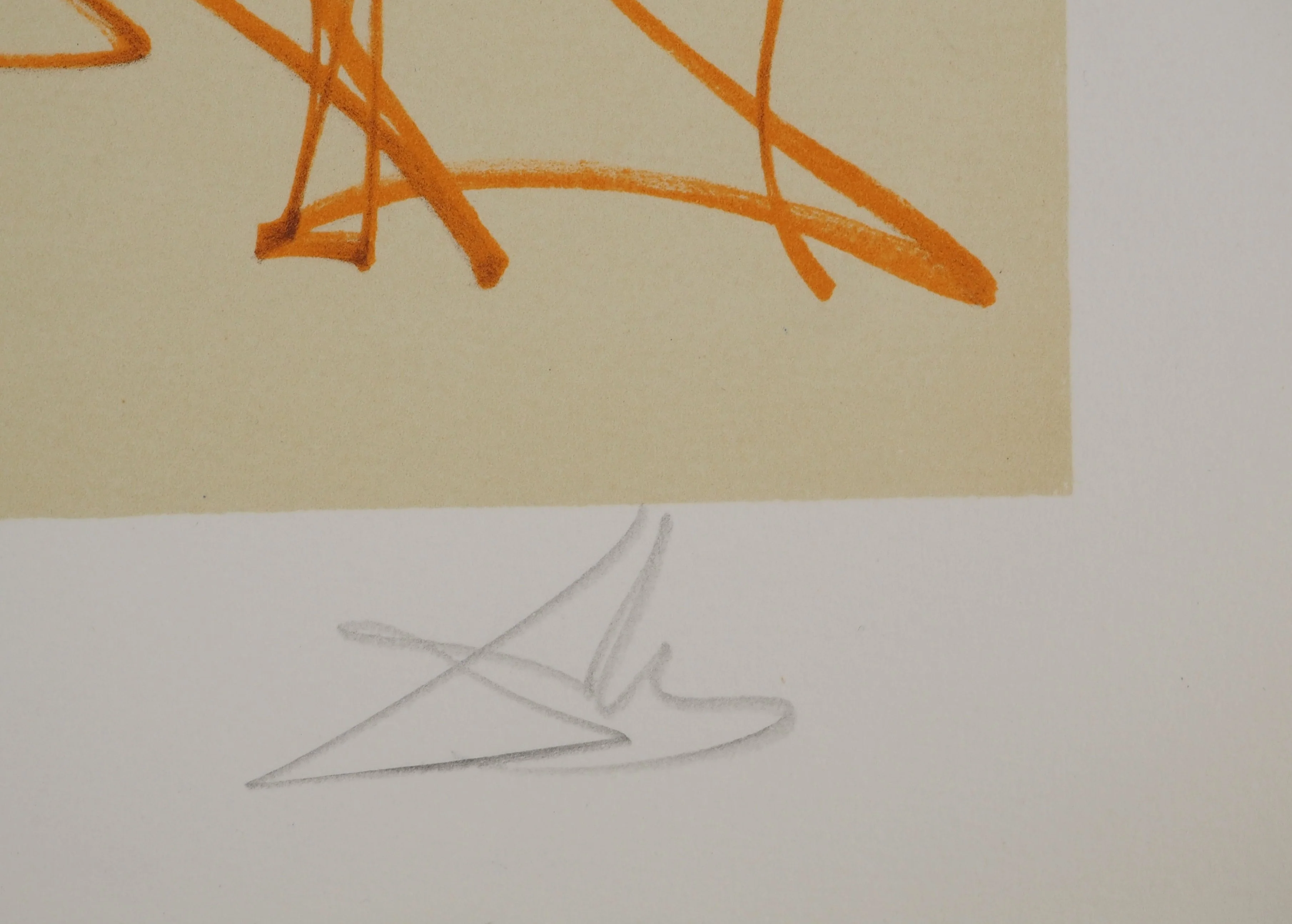 Salvador DALI : Les Vitraux : Exaltation mystique, Lithographie originale signée - Image 2