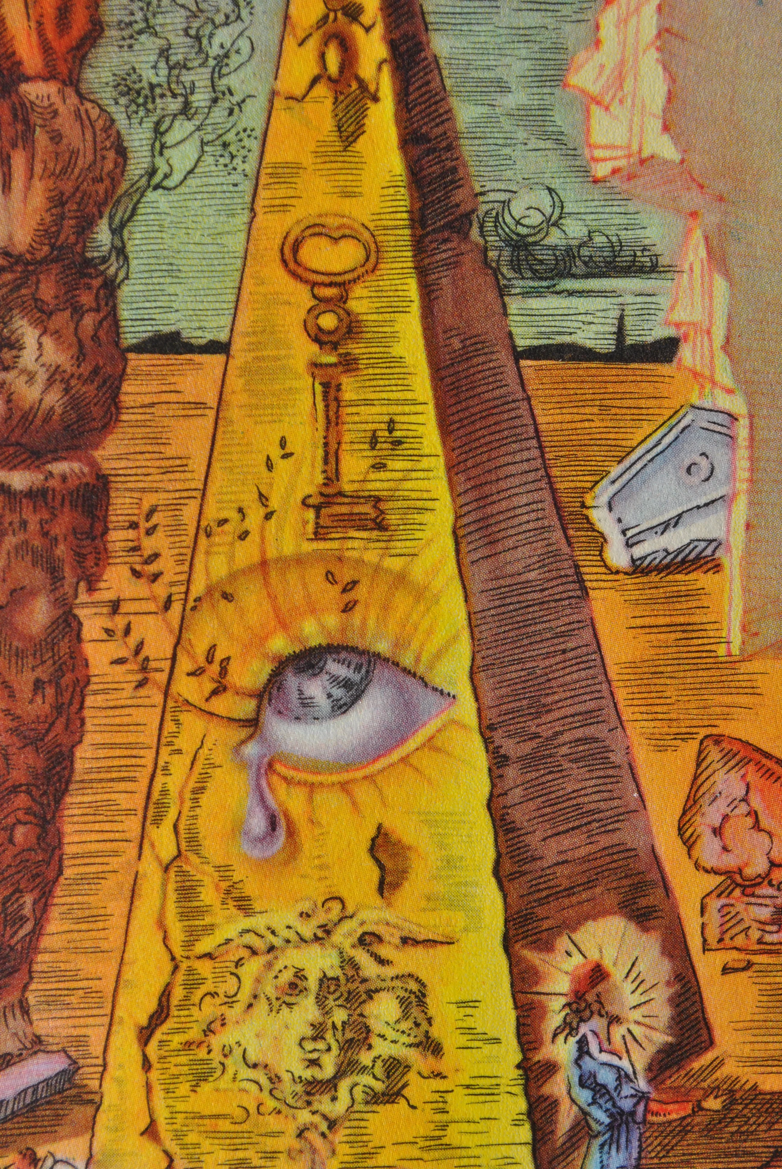 Salvador DALI : L'oeil de Dieu, Estampe signée, 1948 - Image 5