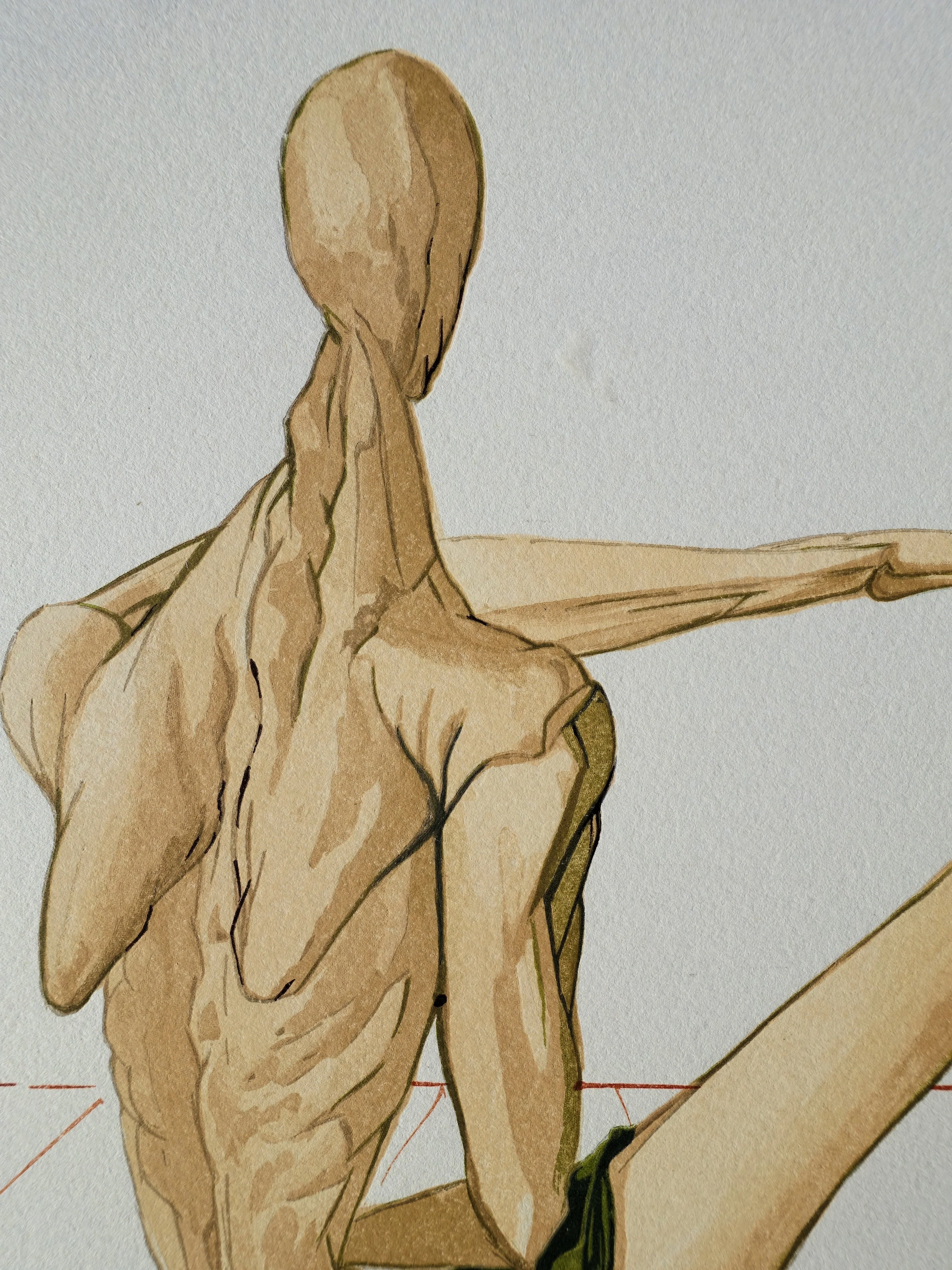 Salvador DALI : Minos, Bois gravé original - Image 3