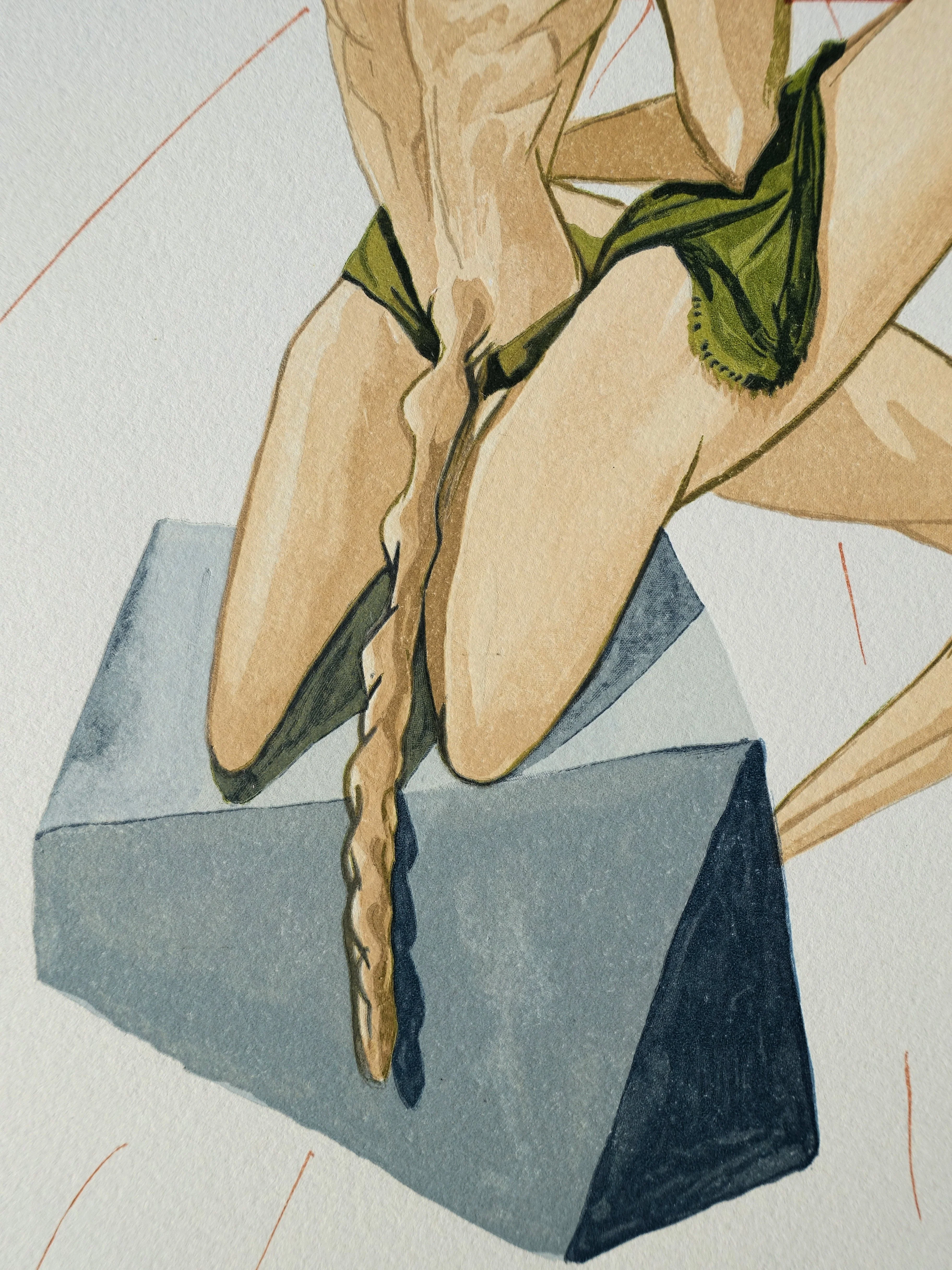 Salvador DALI : Minos, Bois gravé original - Image 4