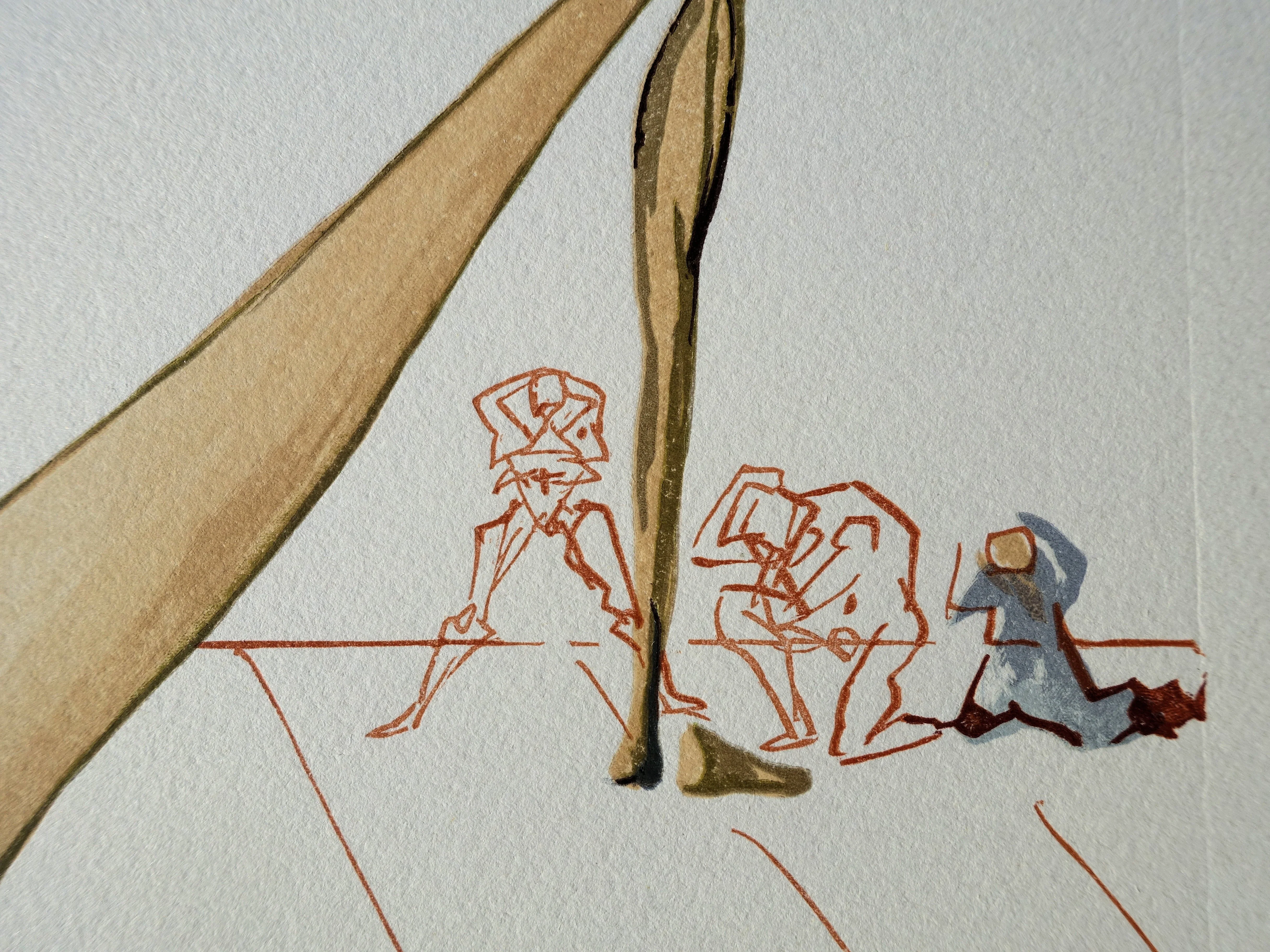 Salvador DALI : Minos, Bois gravé original - Image 5