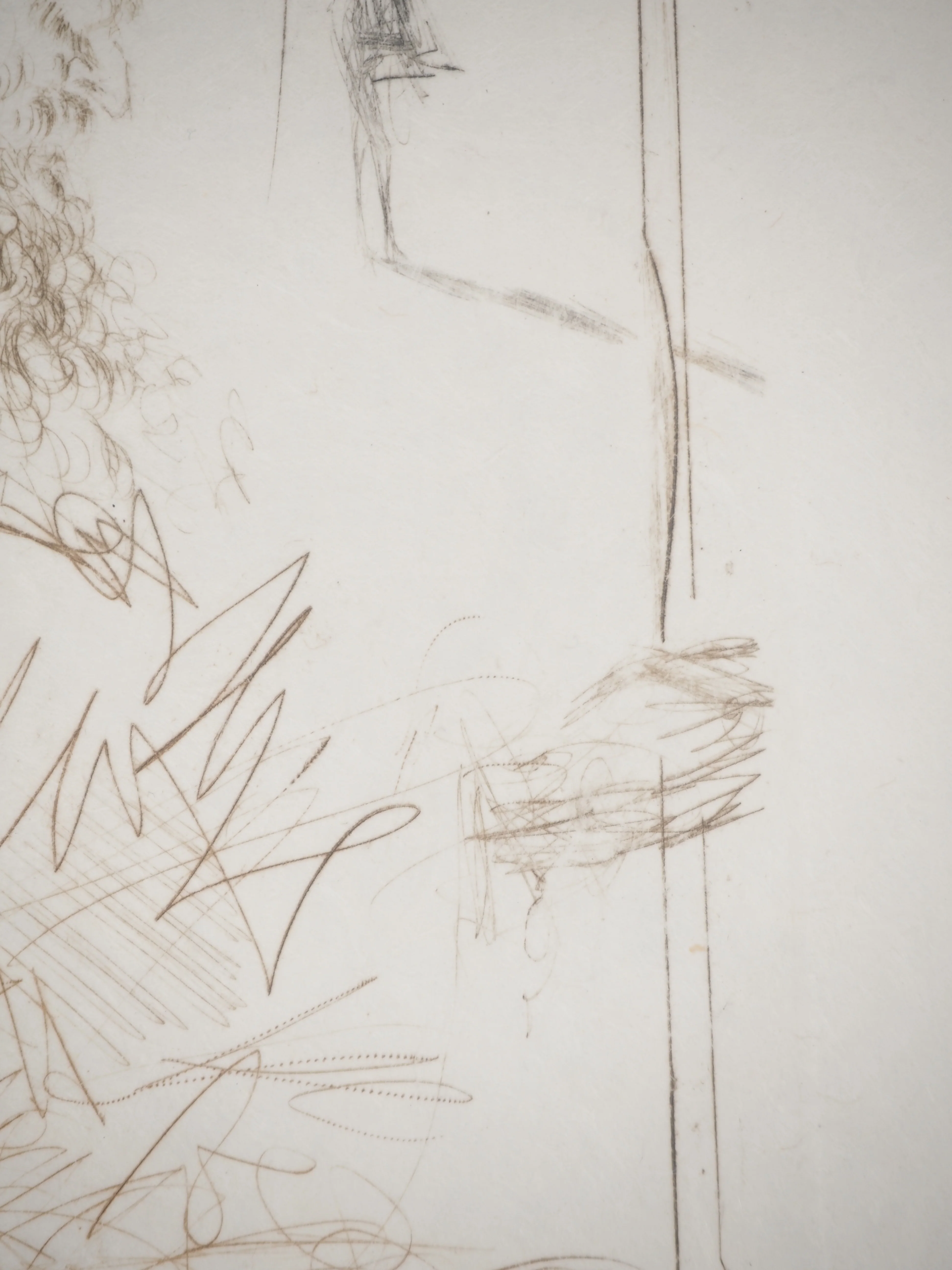Salvador DALI : Roi Lear, Gravure originale signée - Image 5