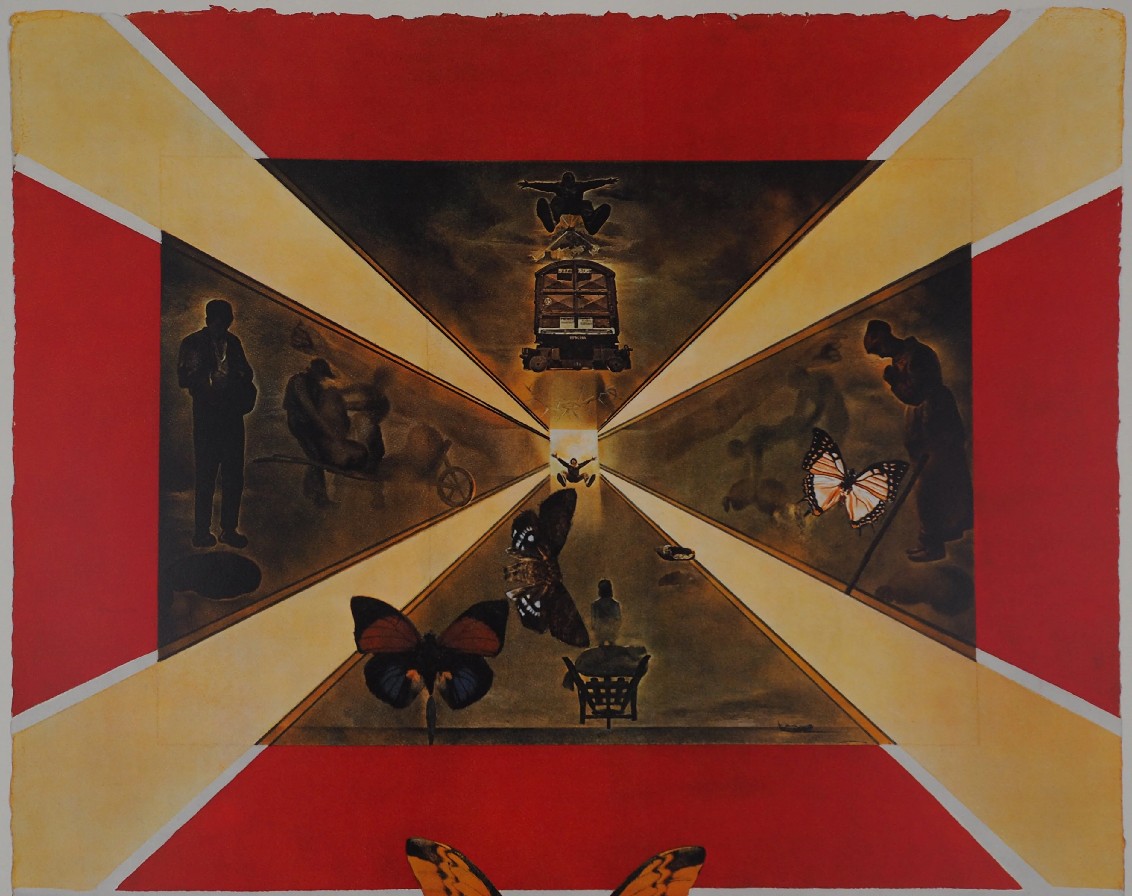Salvador DALI : Roussillon, SNCF (Suite Papillon), Lithographie originale signée - Image 6
