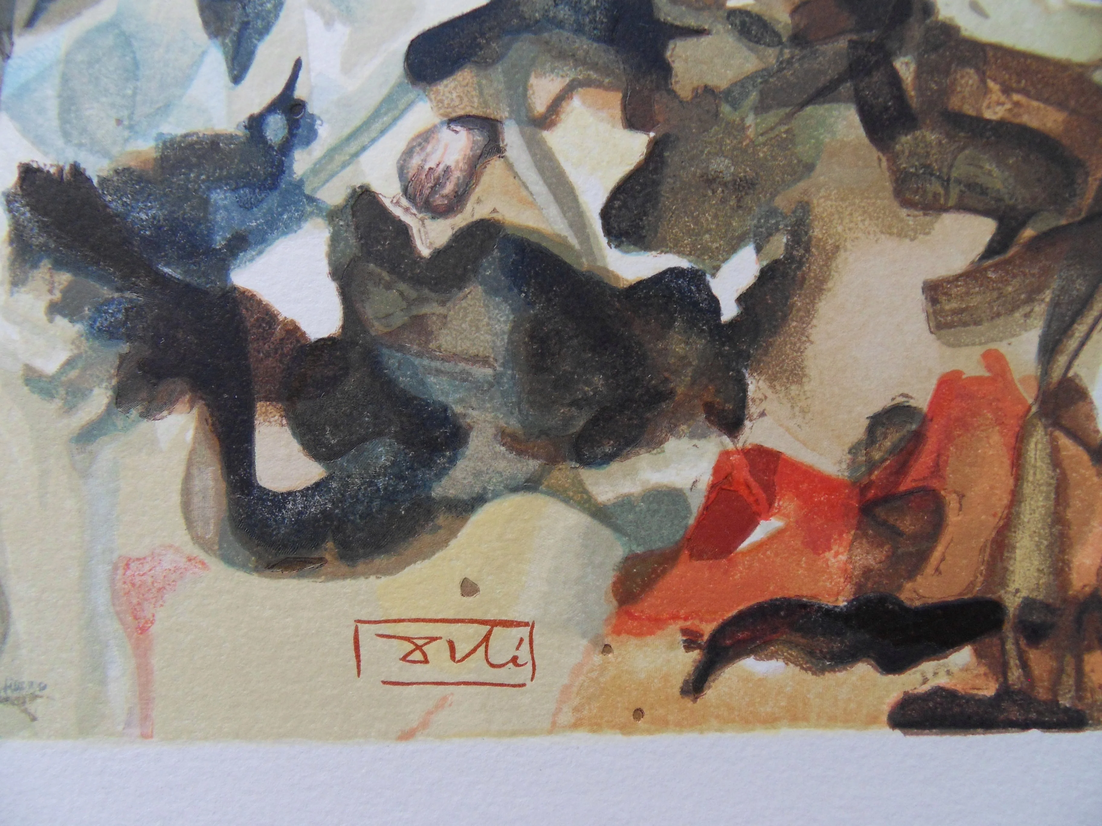 Salvador DALI : Saint Jacques de l'Espérance, Bois gravé original signé - Image 2