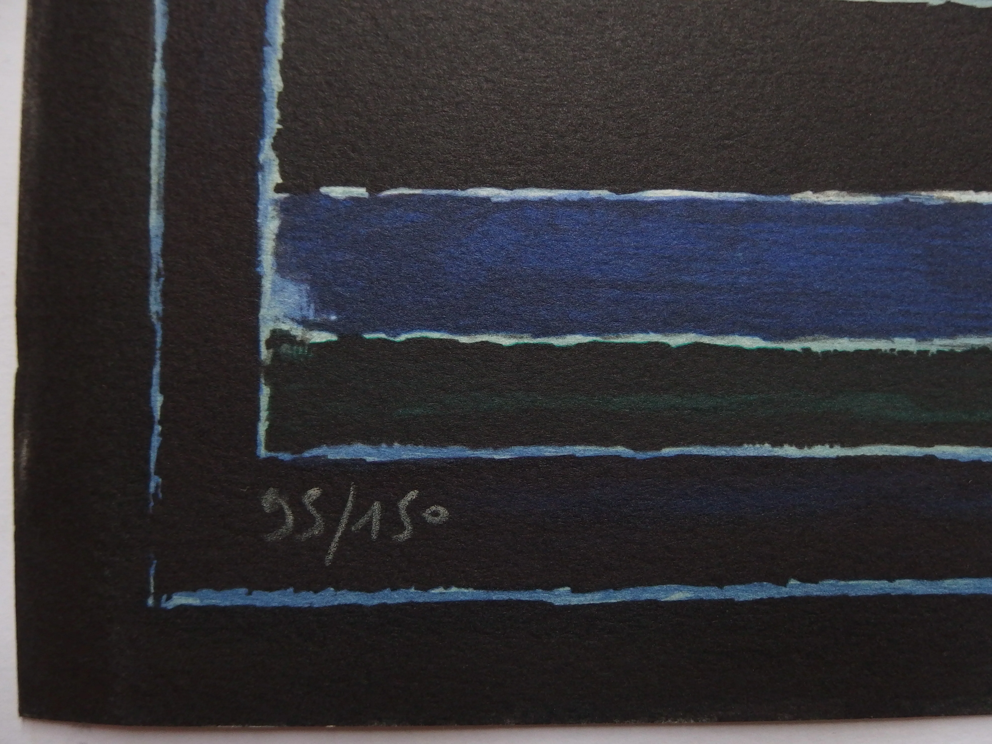Sayed Haider RAZA : Cinq éléments, Lithographie originale signée - Image 7