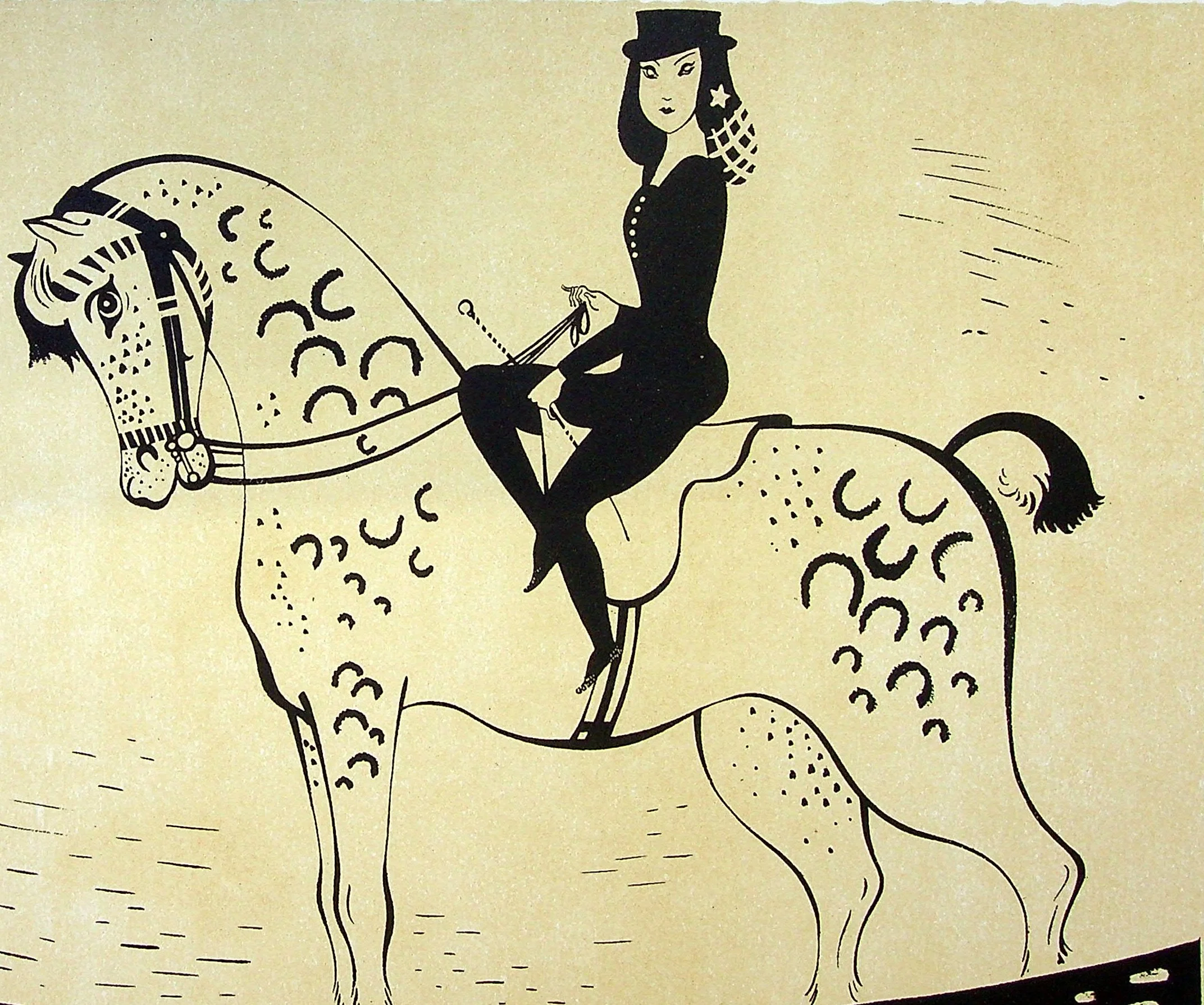 SERGE (Maurice Féaudierre, dit) : La pause, Lithographie originale signée - Image 3