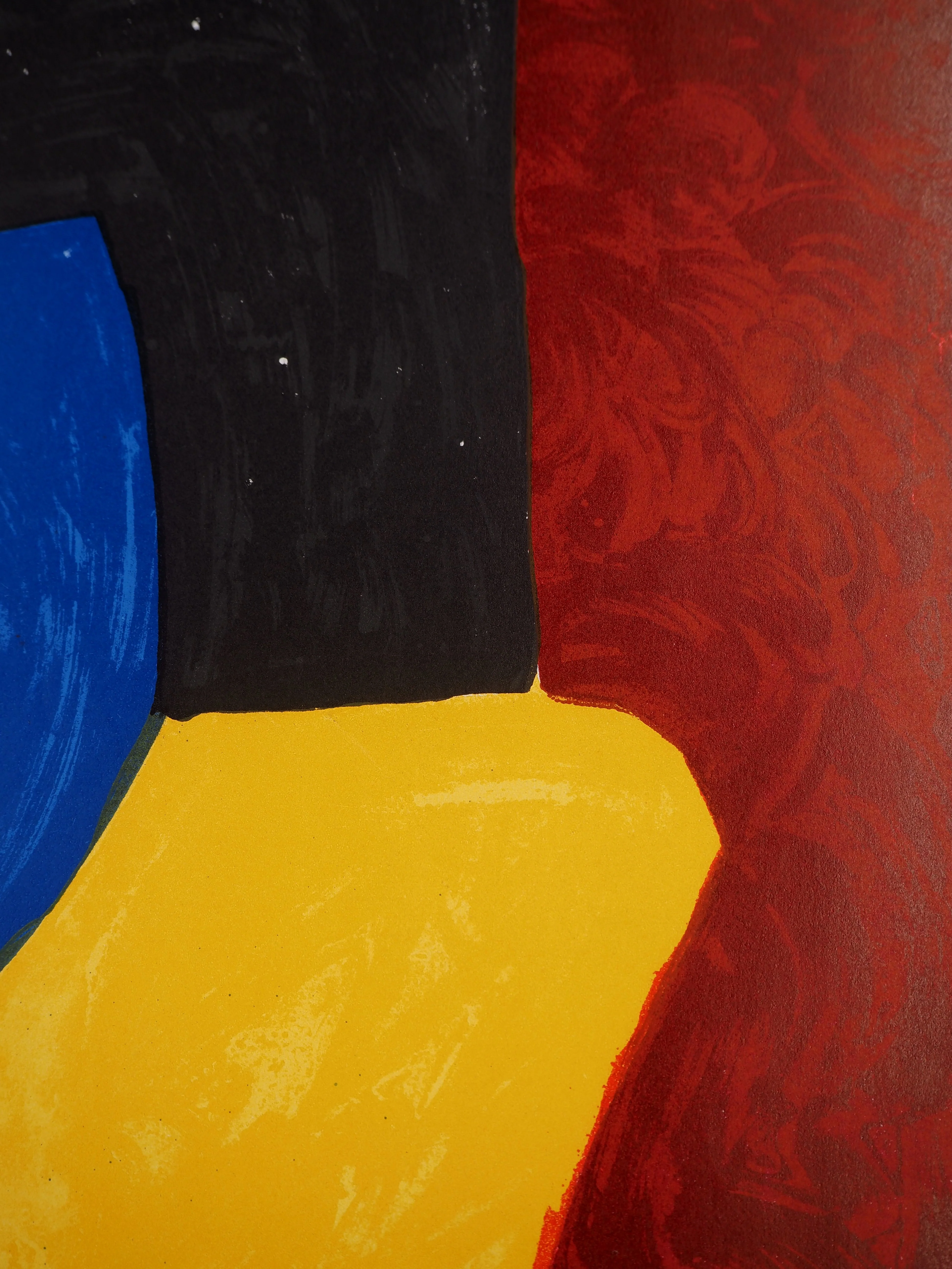 Serge POLIAKOFF : Composition rouge, bleue et jaune, Lithographie signée - Image 10