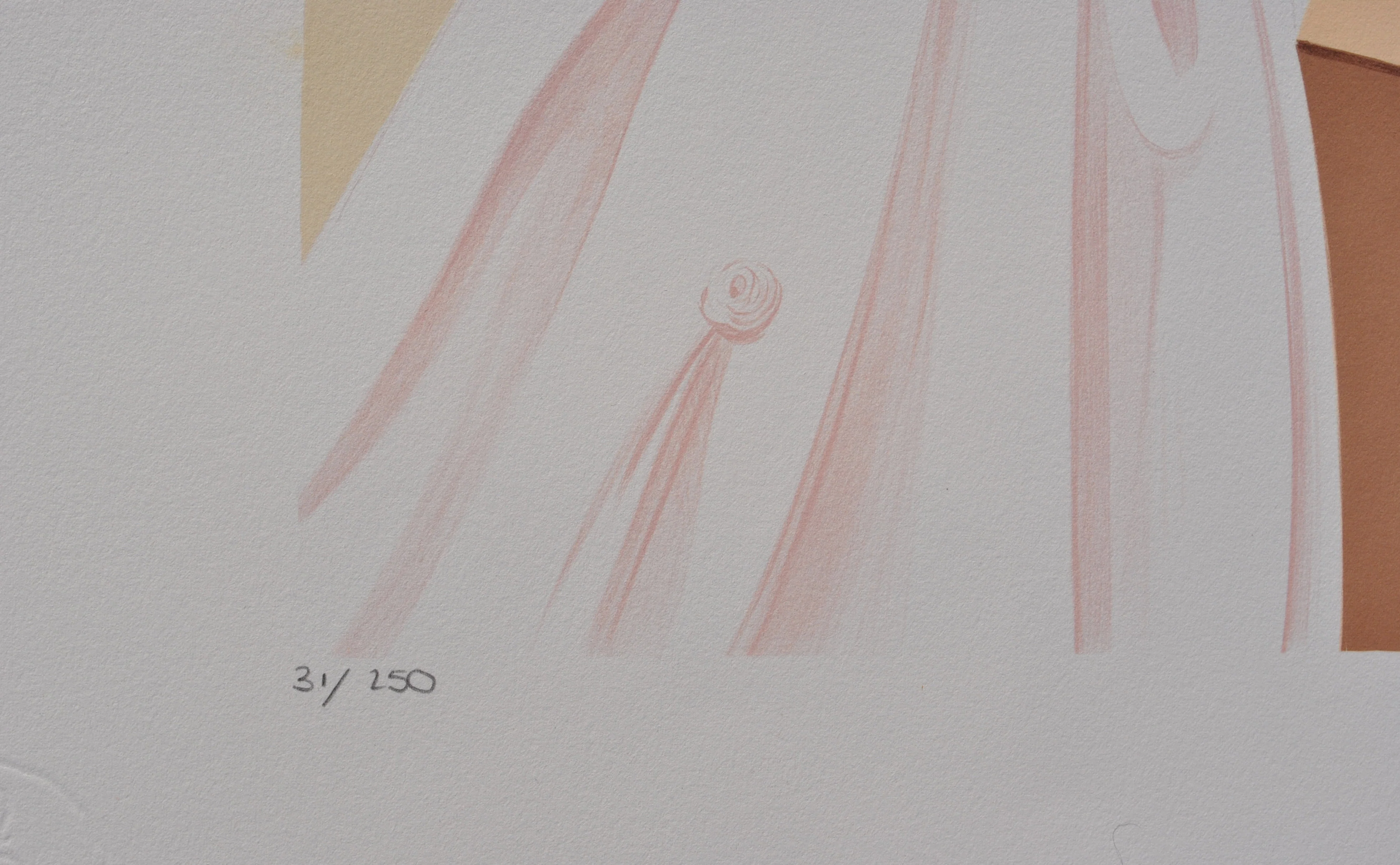 Serge VERGEZ : La mariée au bouquet, Lithographie originale signée - Image 4