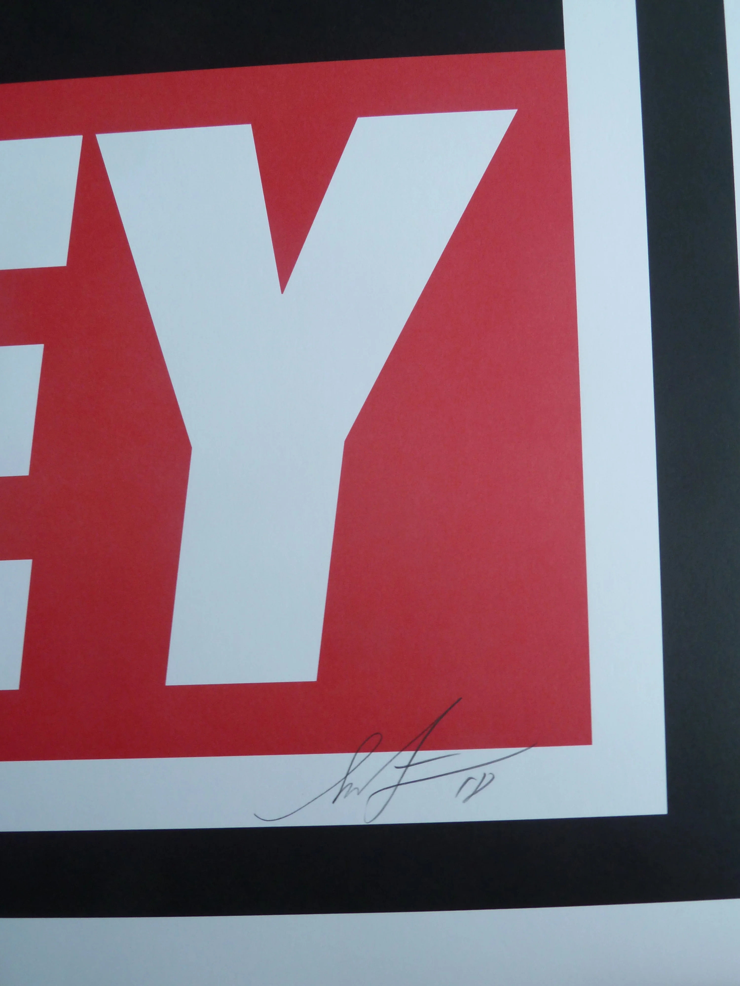 Shepard FAIREY : The Face OBEY Icon, Sérigraphie originale signée - Image 2