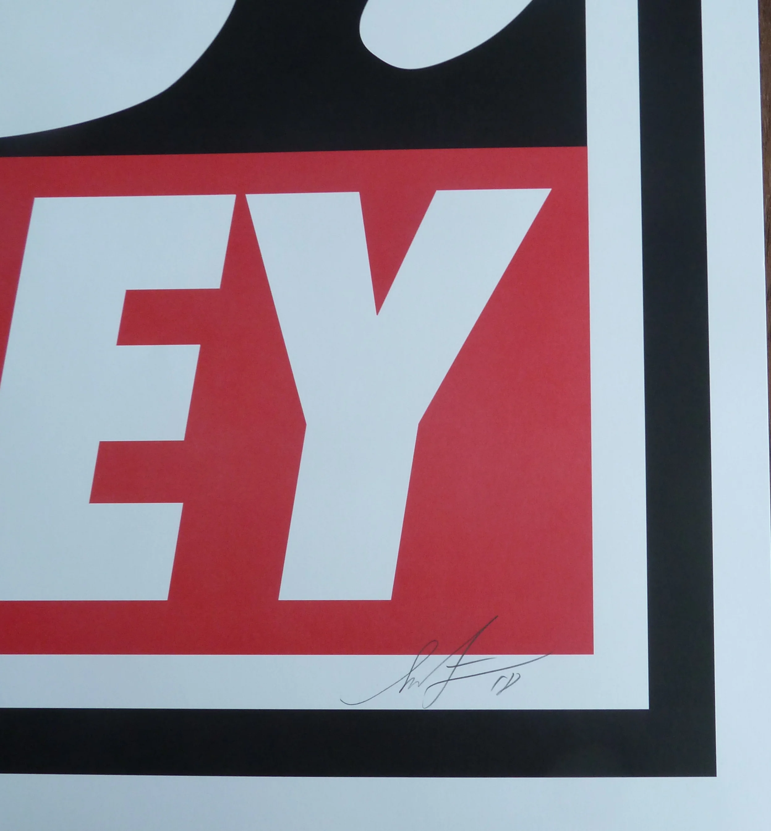Shepard FAIREY : The Face OBEY Icon, Sérigraphie originale signée - Image 5