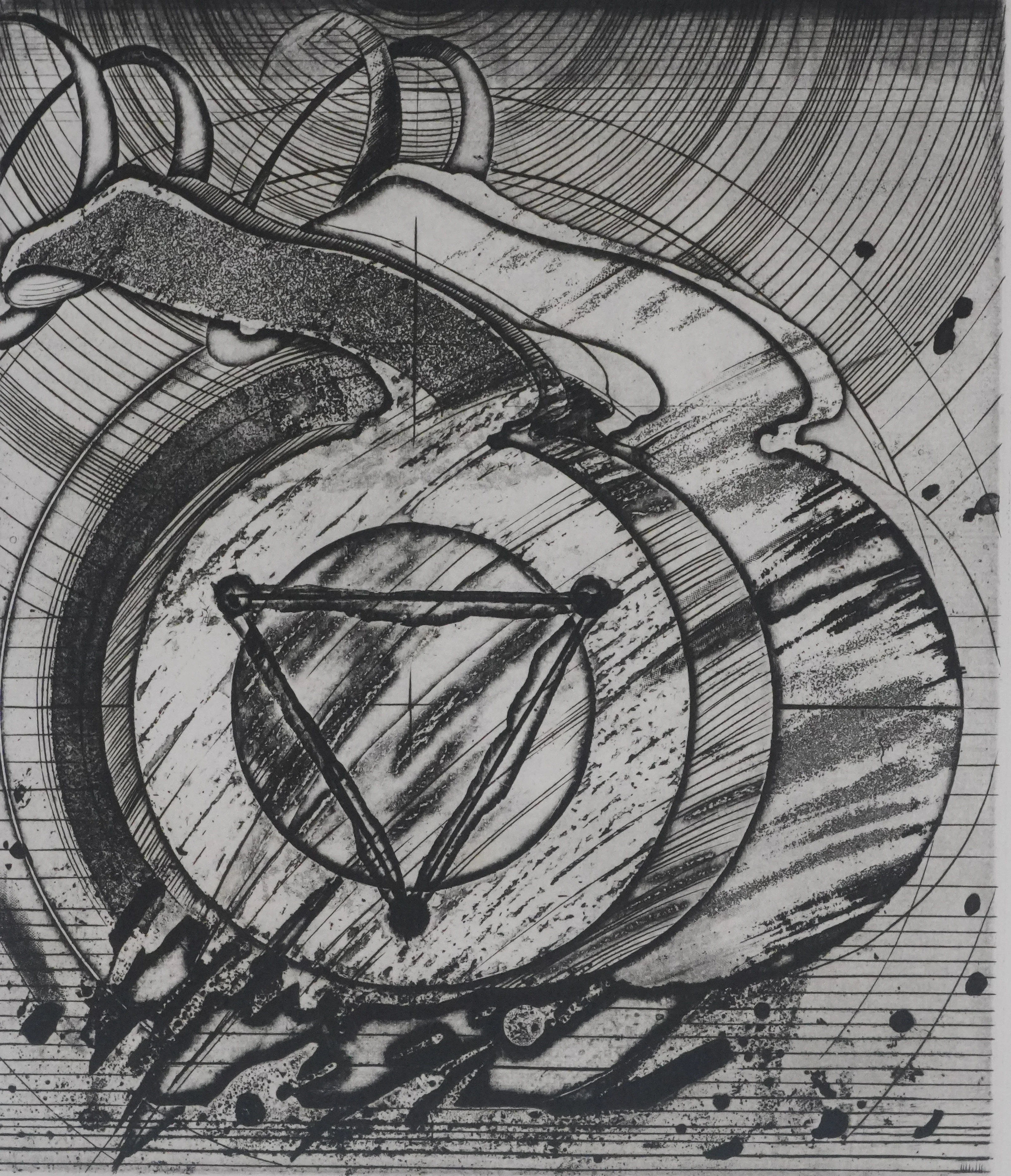 Shoichi ONO : Symboles, Gravure originale signée - Image 2