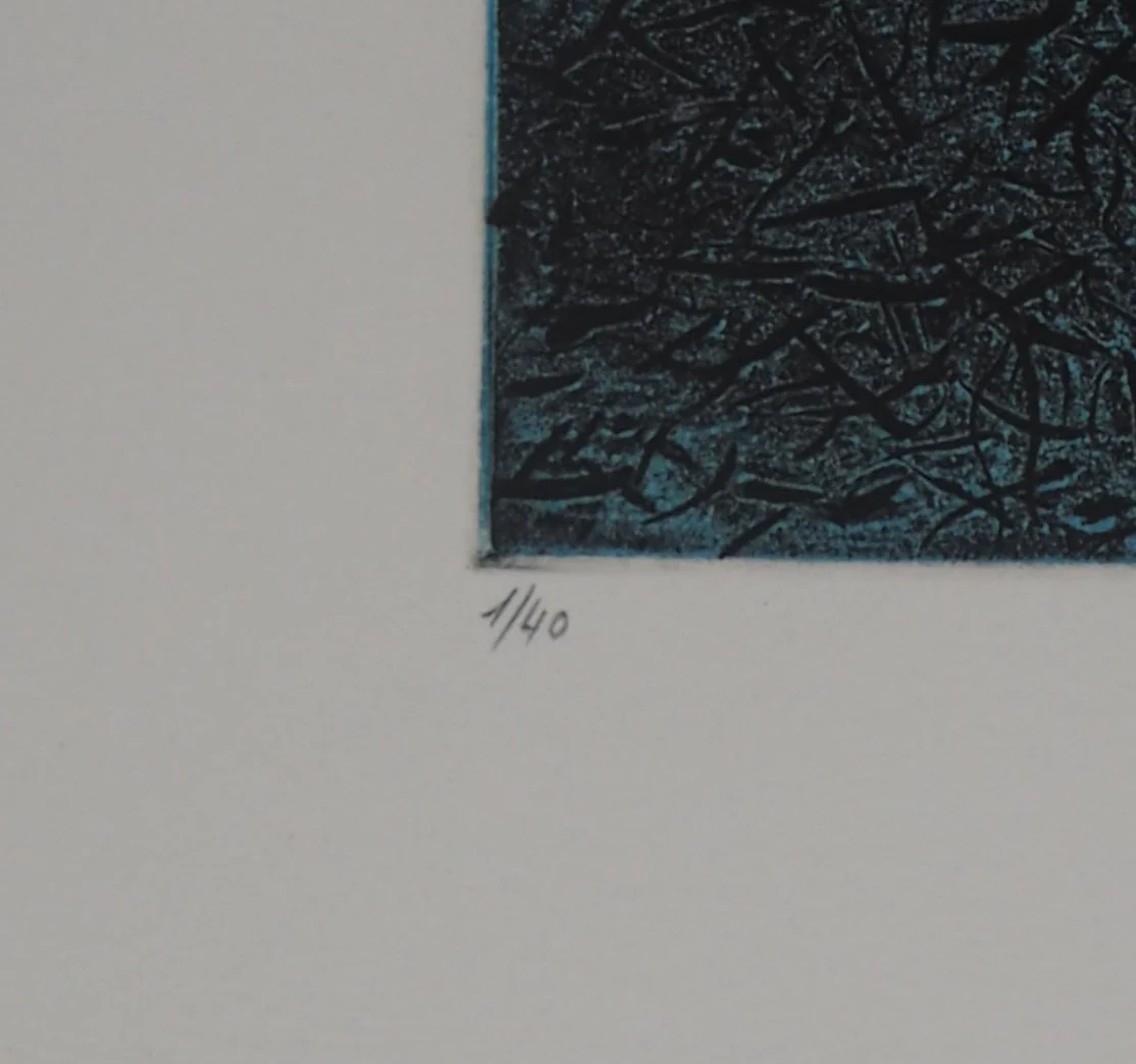 Simon-Nicolas SOCHOS : Hommage à Lautréamont, Maldoror, Gravure originale signée - Image 5