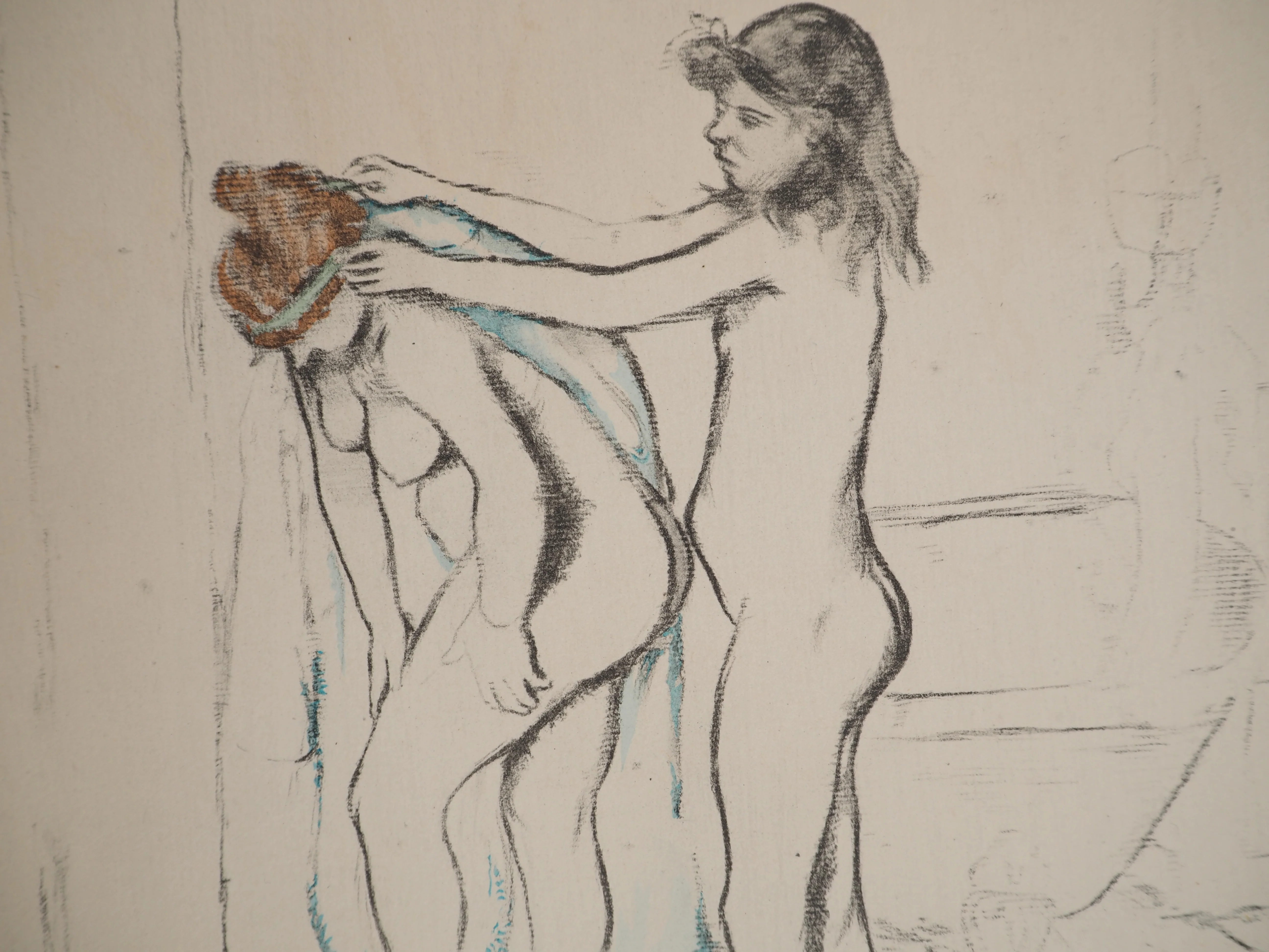 Suzanne VALADON : La toilette, Filles s'essuyant, Lithographie signée - Image 7