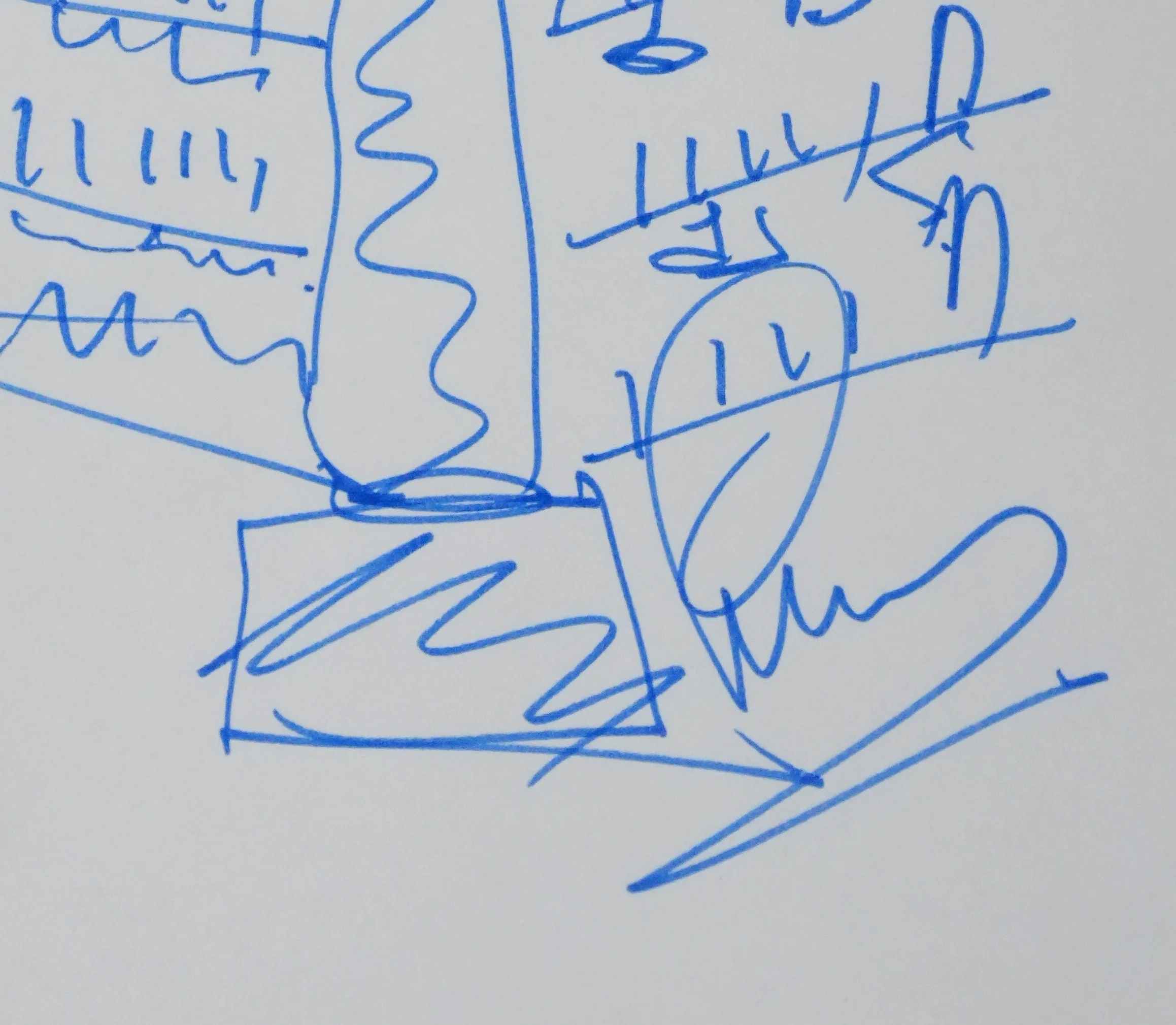 Sven NIELSEN : L'arbre à étages, Autographe et dessin original signé - Image 2