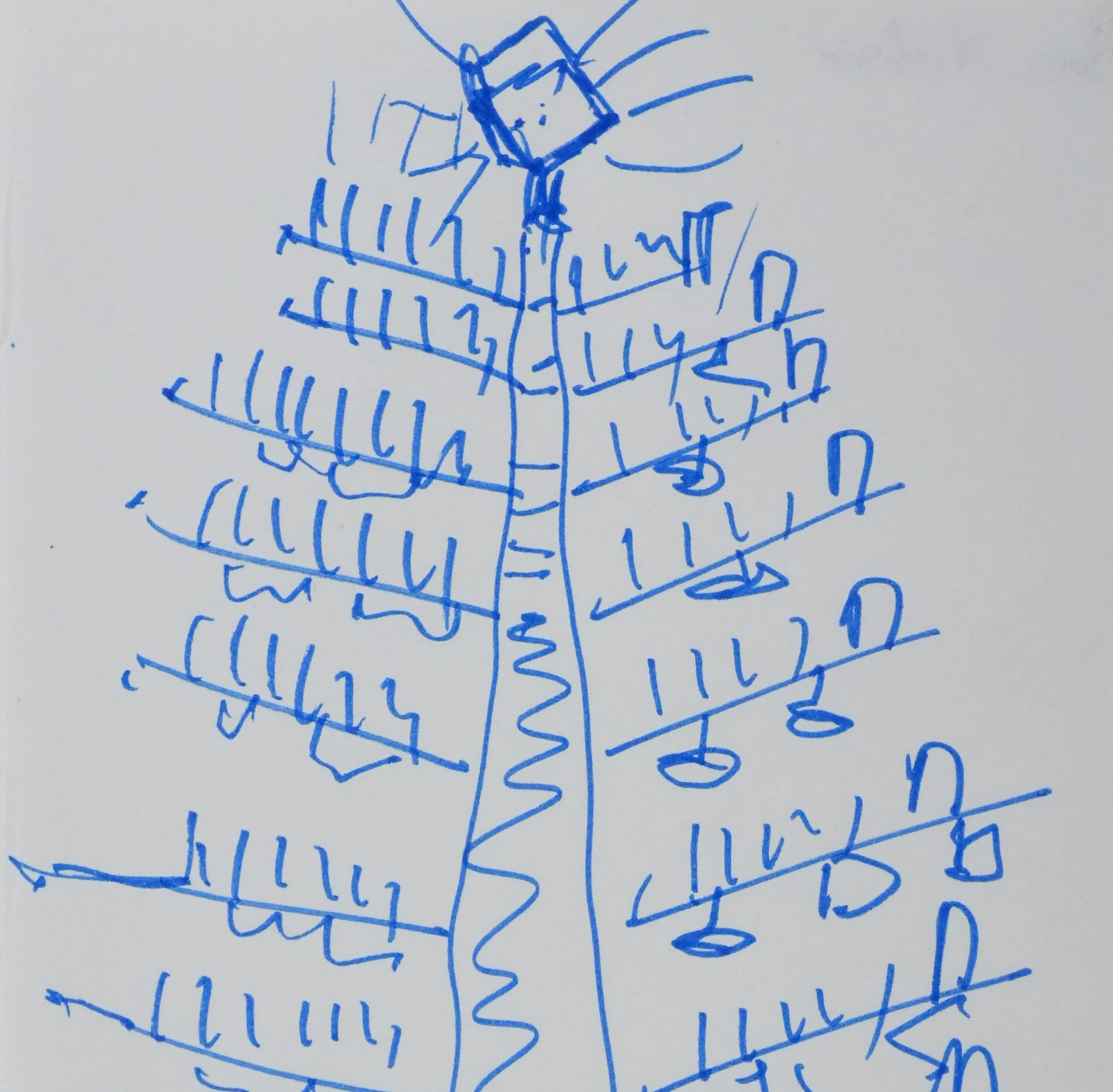 Sven NIELSEN : L'arbre à étages, Autographe et dessin original signé - Image 3