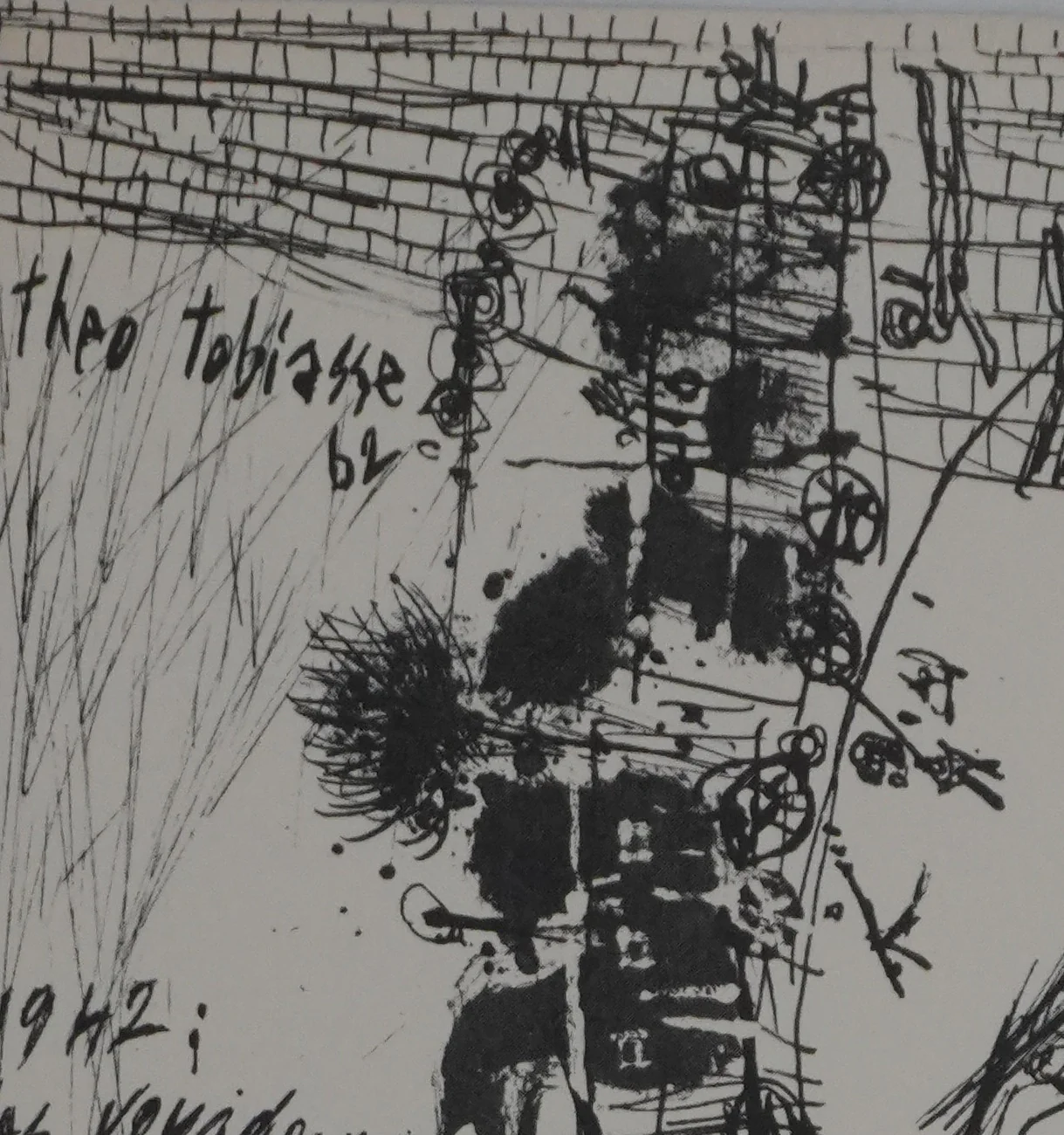 Théo TOBIASSE : Les voyageurs du désespoir, Gravure signée - Image 4