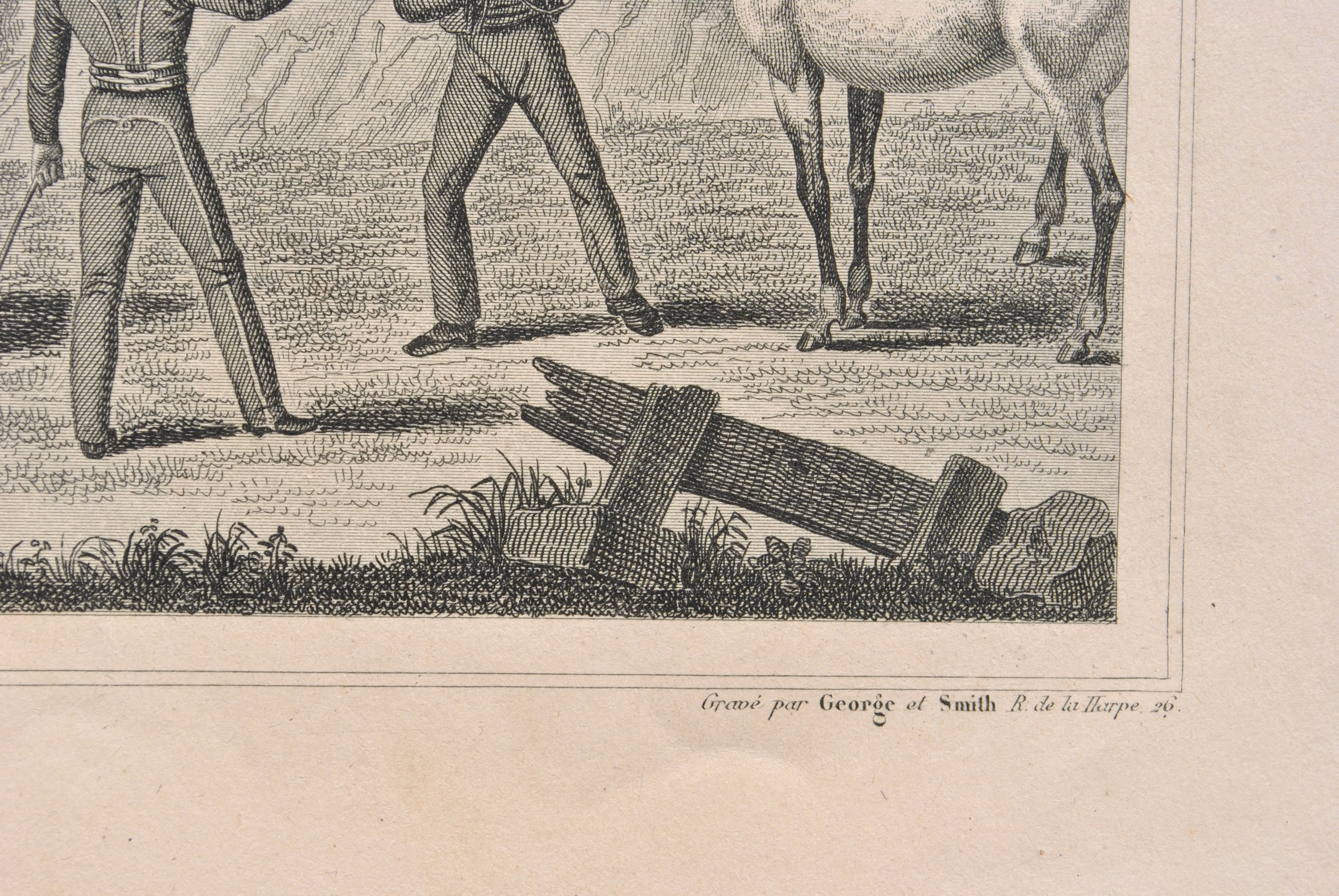 Victor LEVASSEUR : Carte ancienne du Cantal et ses arrondissements, Gravure originale - Image 4